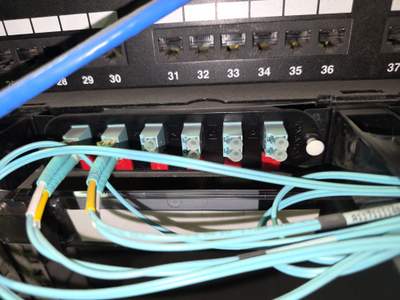 Structured cabling installation by CimaSolutions
