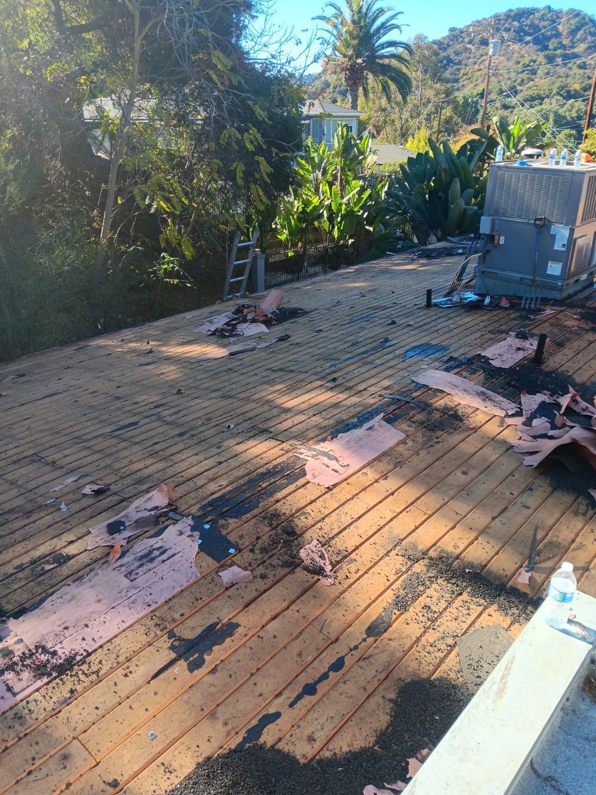 Residential Roofing Installation using Polyfresko® G Highly Reflective Modified Bitumen Cap Sheet by Hull Brothers Roofing
