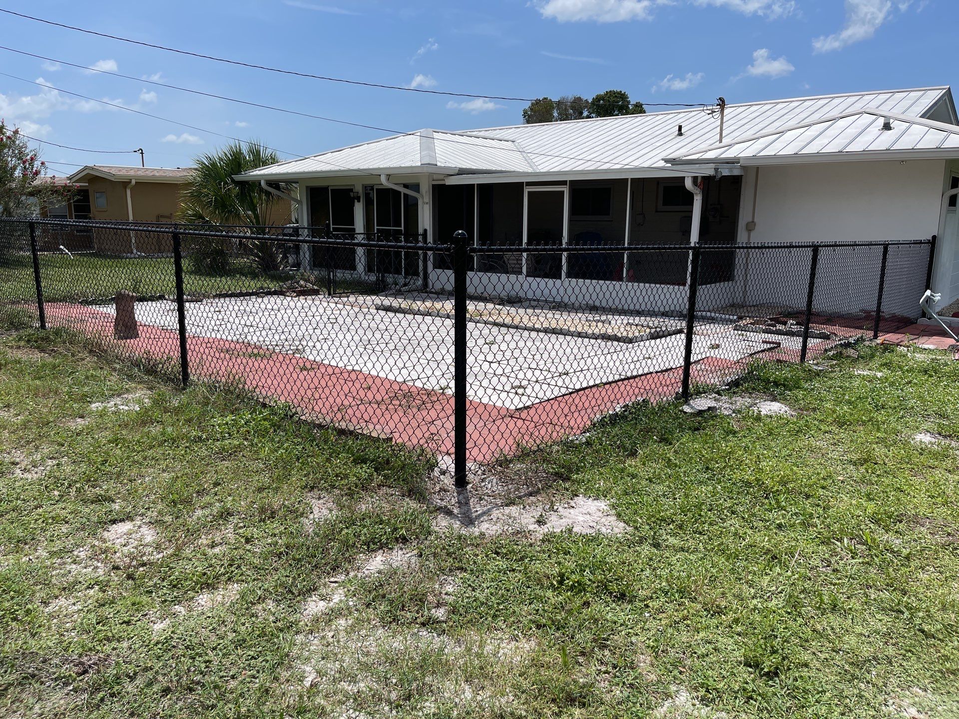 Sun City Center, Florida Black Chain-link Fence by Asap fence and gates, LLC
