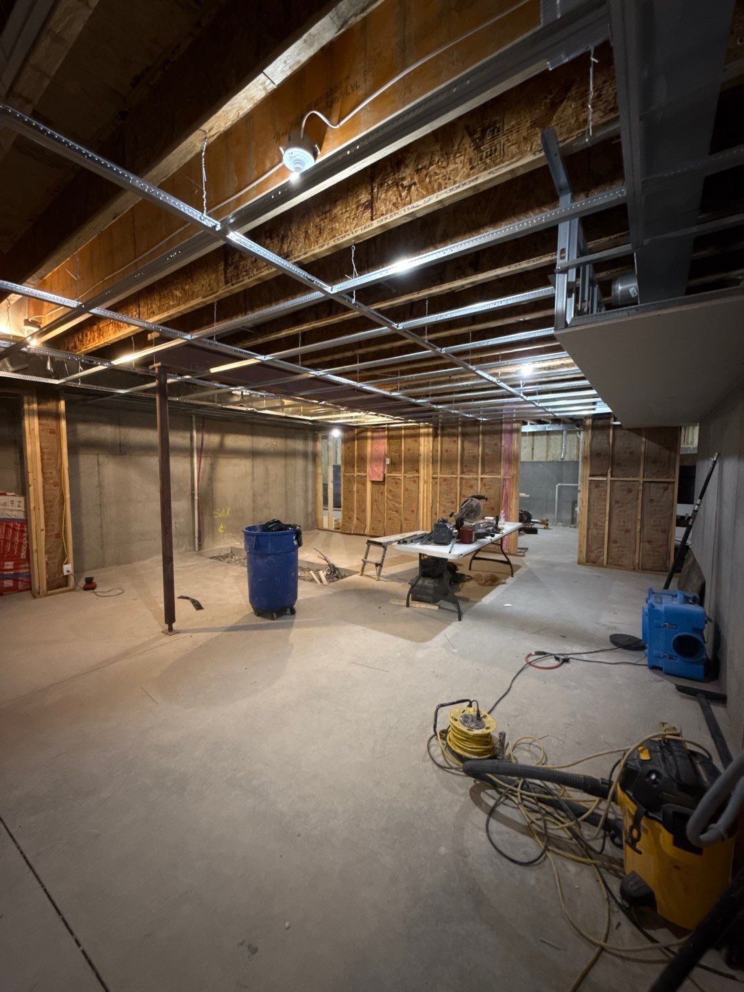 Basement Finishing Project with Home Gym and Sauna in Prospect by Authentic Carpentry