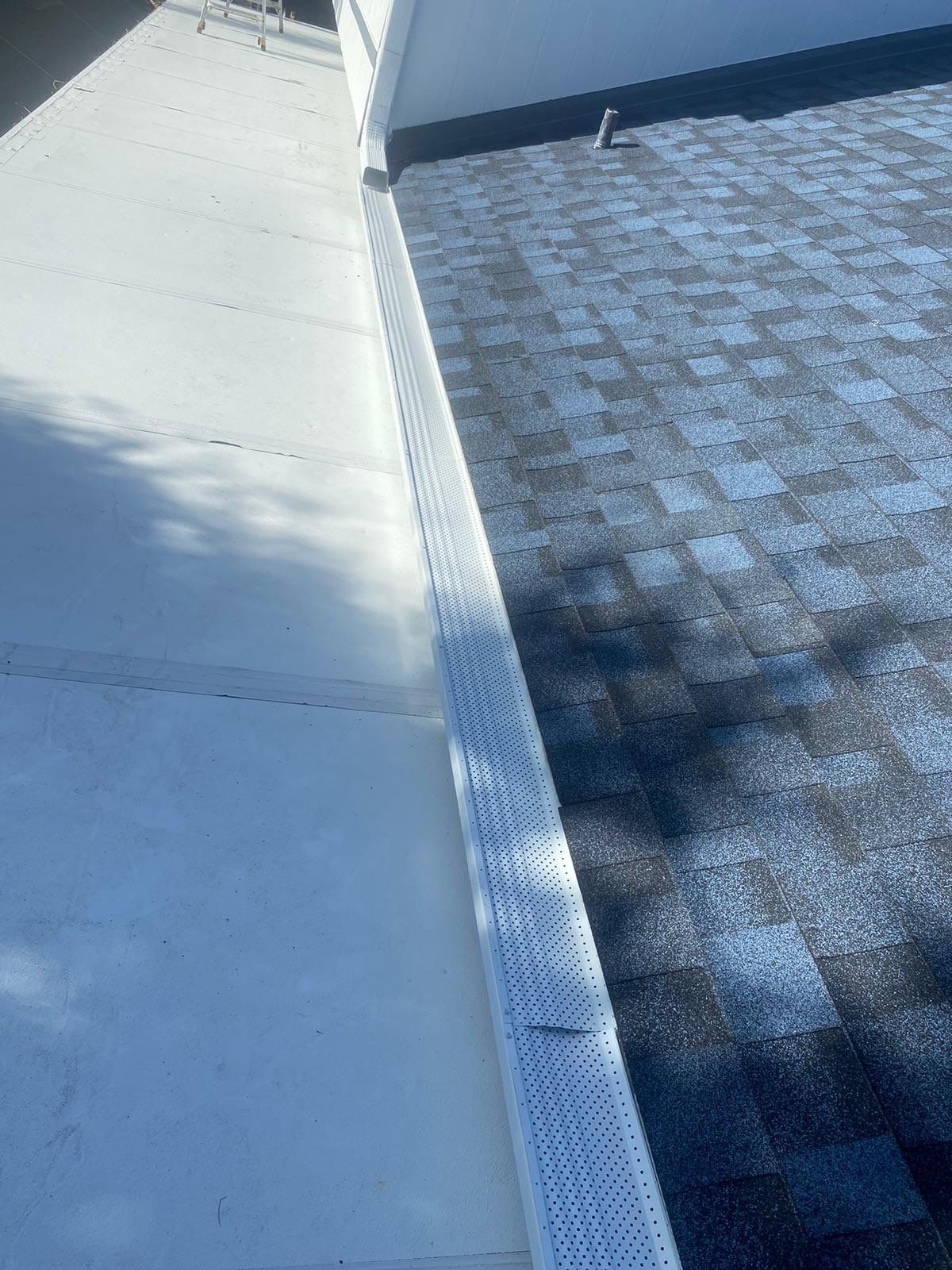 Leaf Guard System Installation in Sarasota FL by Gutter Professors