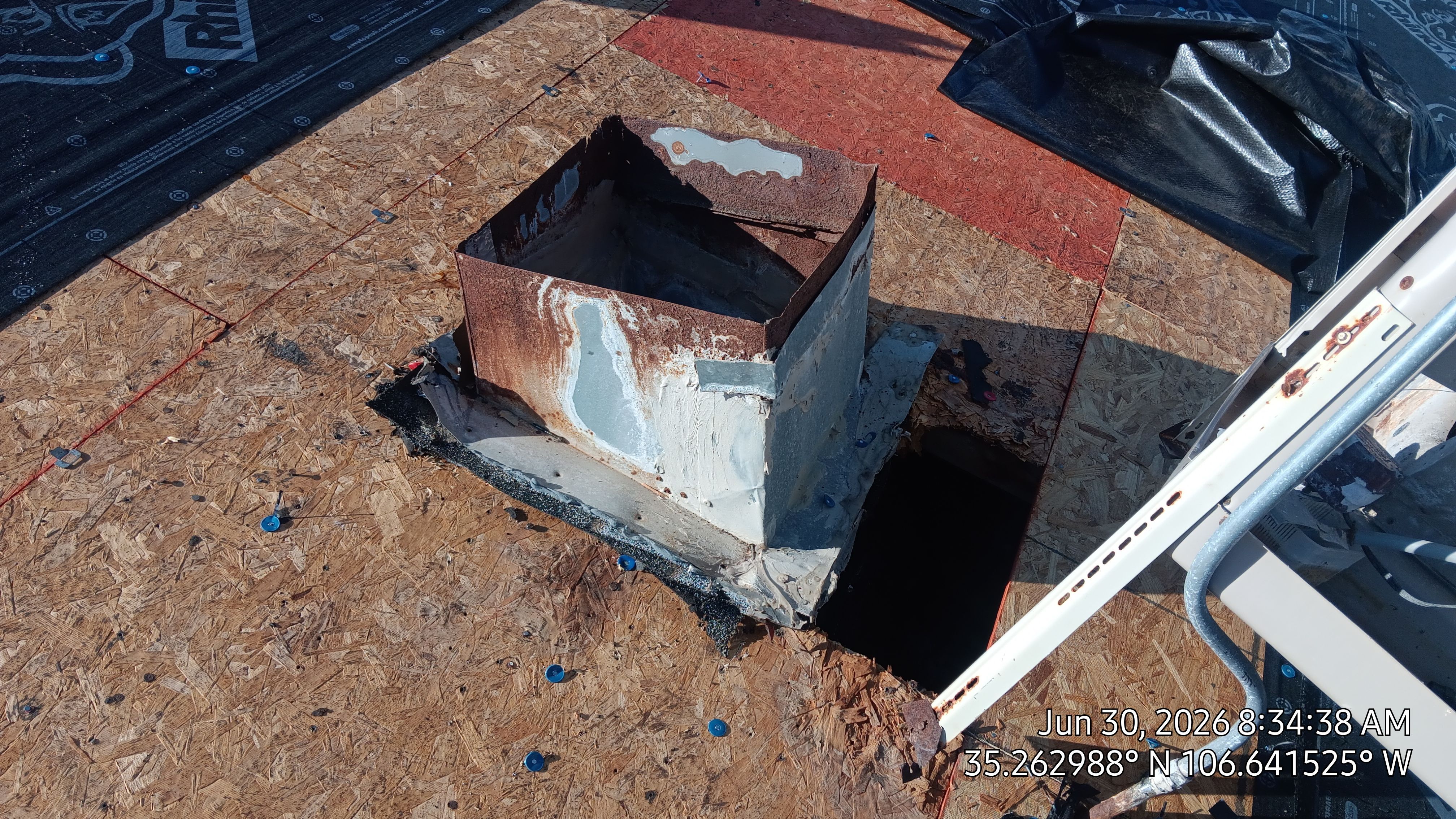 Owens Corning Shasta White Duration Shingle Roof Replacement and Decking Repair in Rio Rancho by Doyle Roof Masters Inc