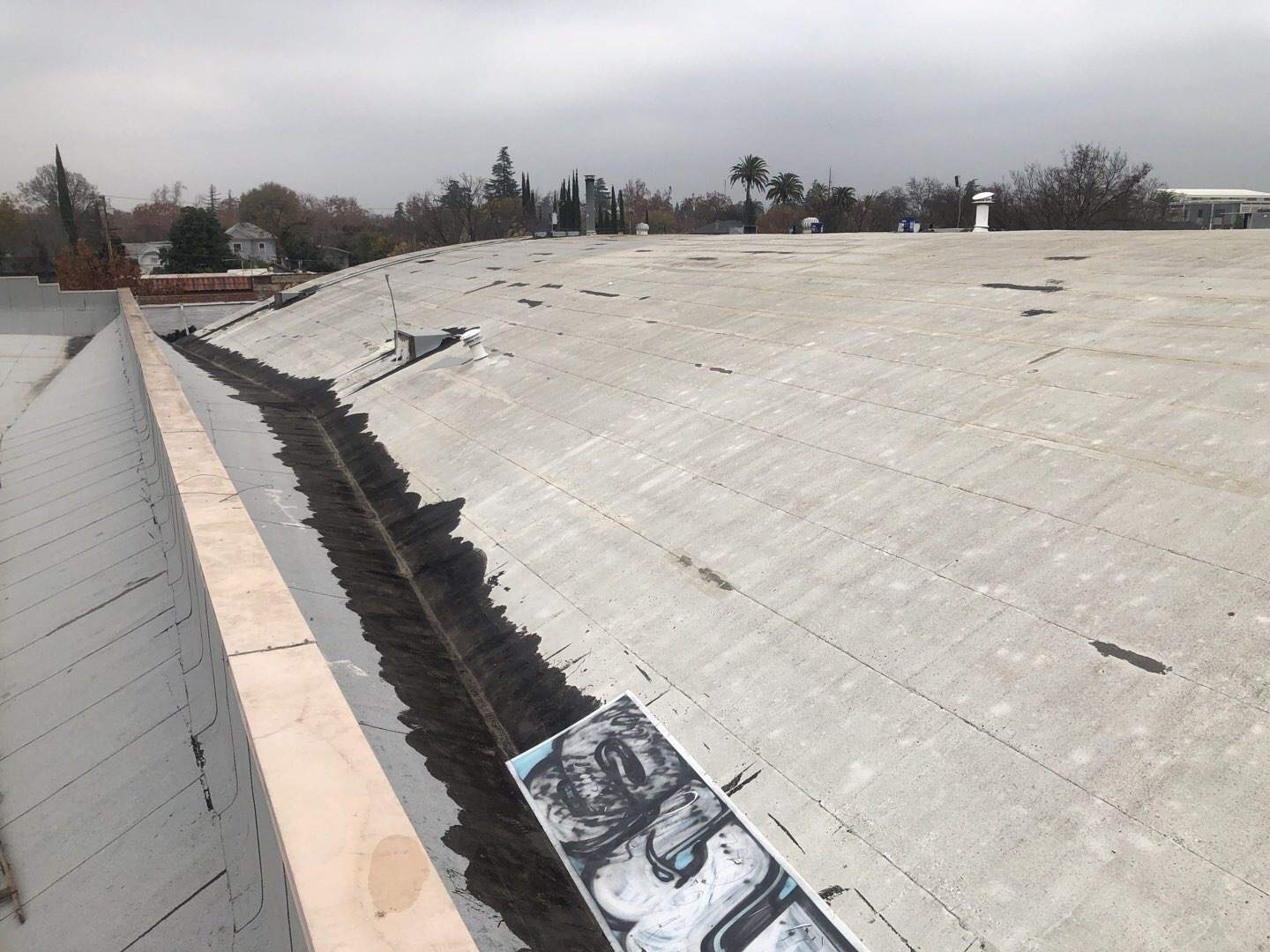 Spray foam and coatings using Conklin Benchmark/PUMA XL coatings and spray foam by Straight Edge Roofing Inc