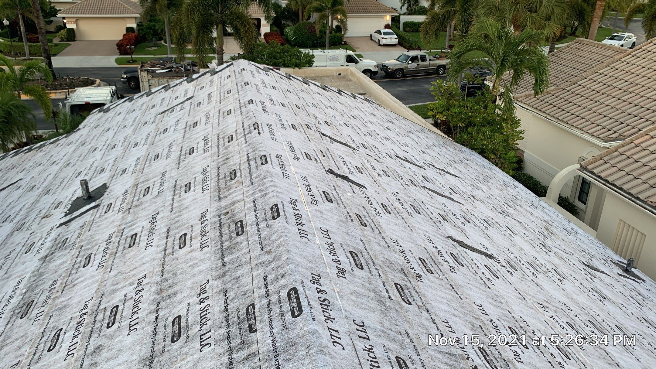 Residential Roofing Installation using Crown by BLUES BROTHERS CONSTRUCTION CORP