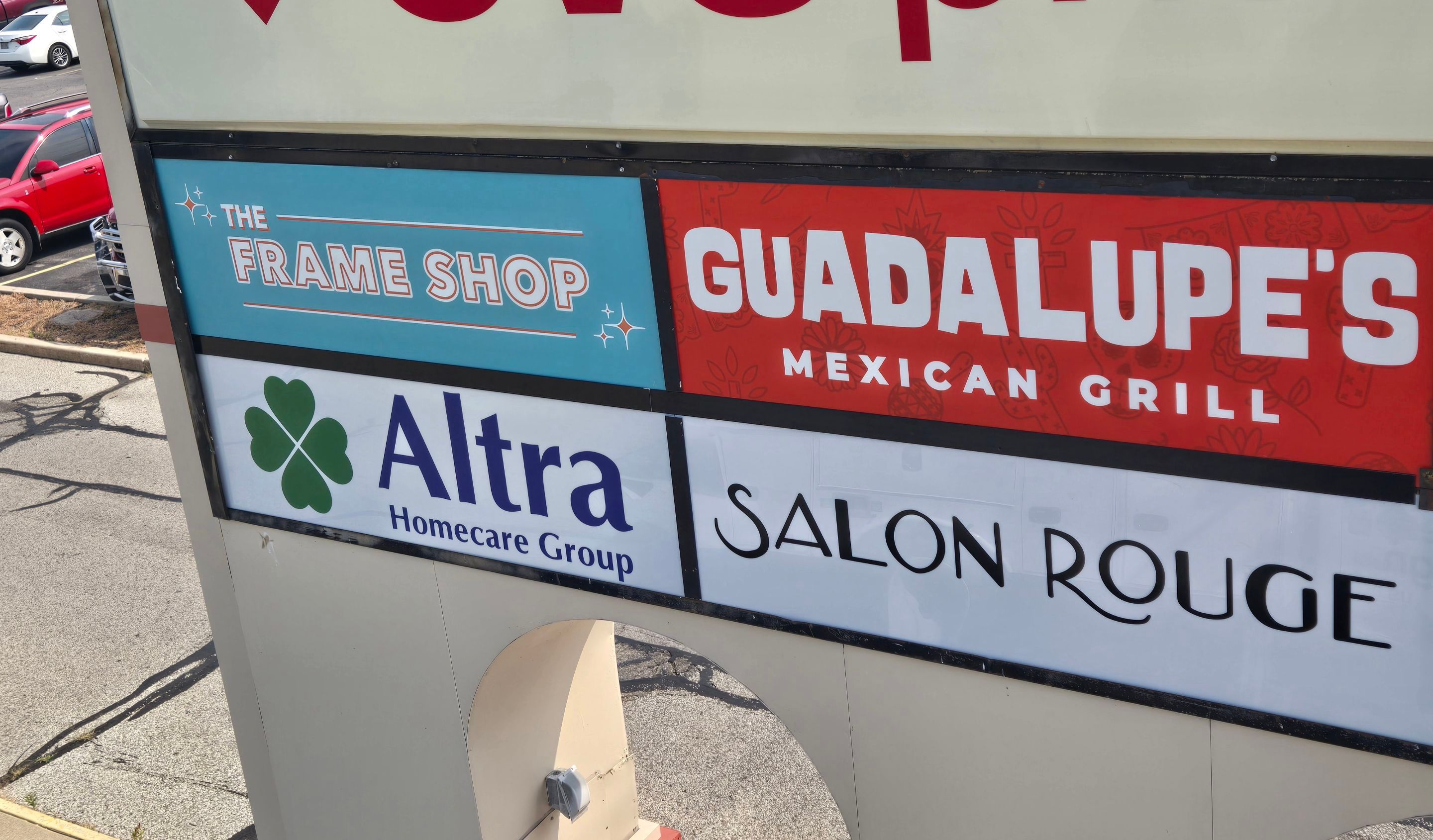 Multi-Tenant Pylon Sign Maintenance and LED Service in South Bend by Hayes Design co