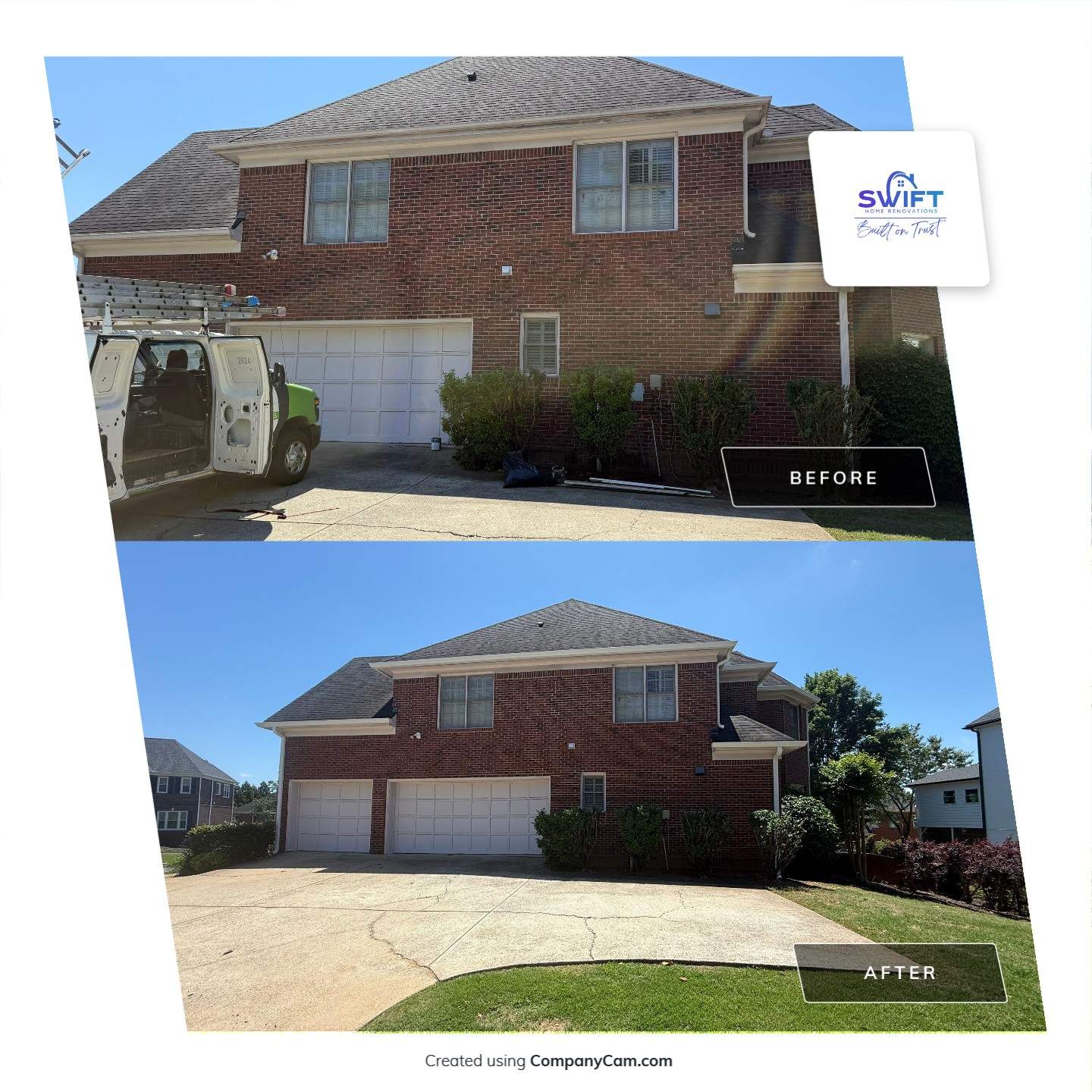 Residential Exterior Trim and Shutter Painting in Alpharetta by Swift Home Renovations