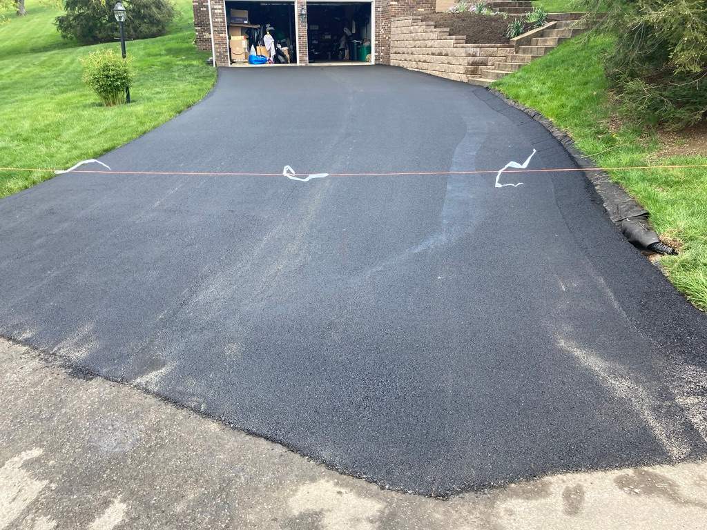 Asphalt Driveway Resurface using Top by Brant's Asphalt