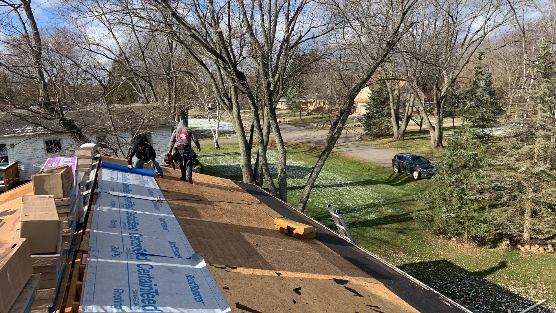 Roof Replacement using CertainTeed Landmark by 180 Contractors