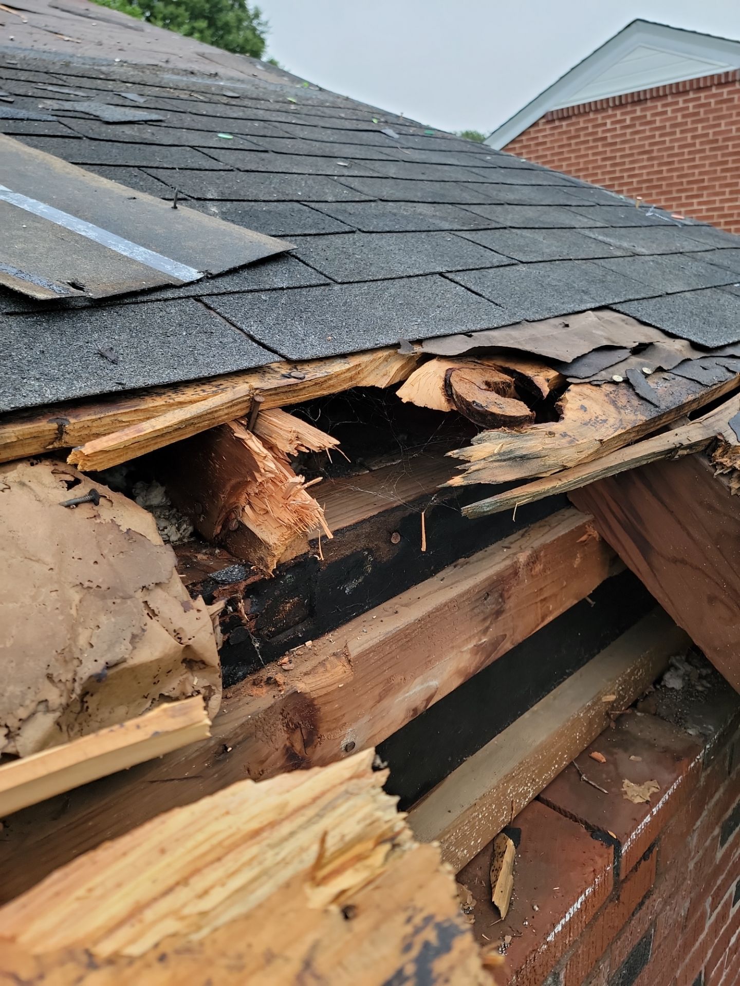 Storm Damage in Tuscumbia by Better Than Before Restoration 