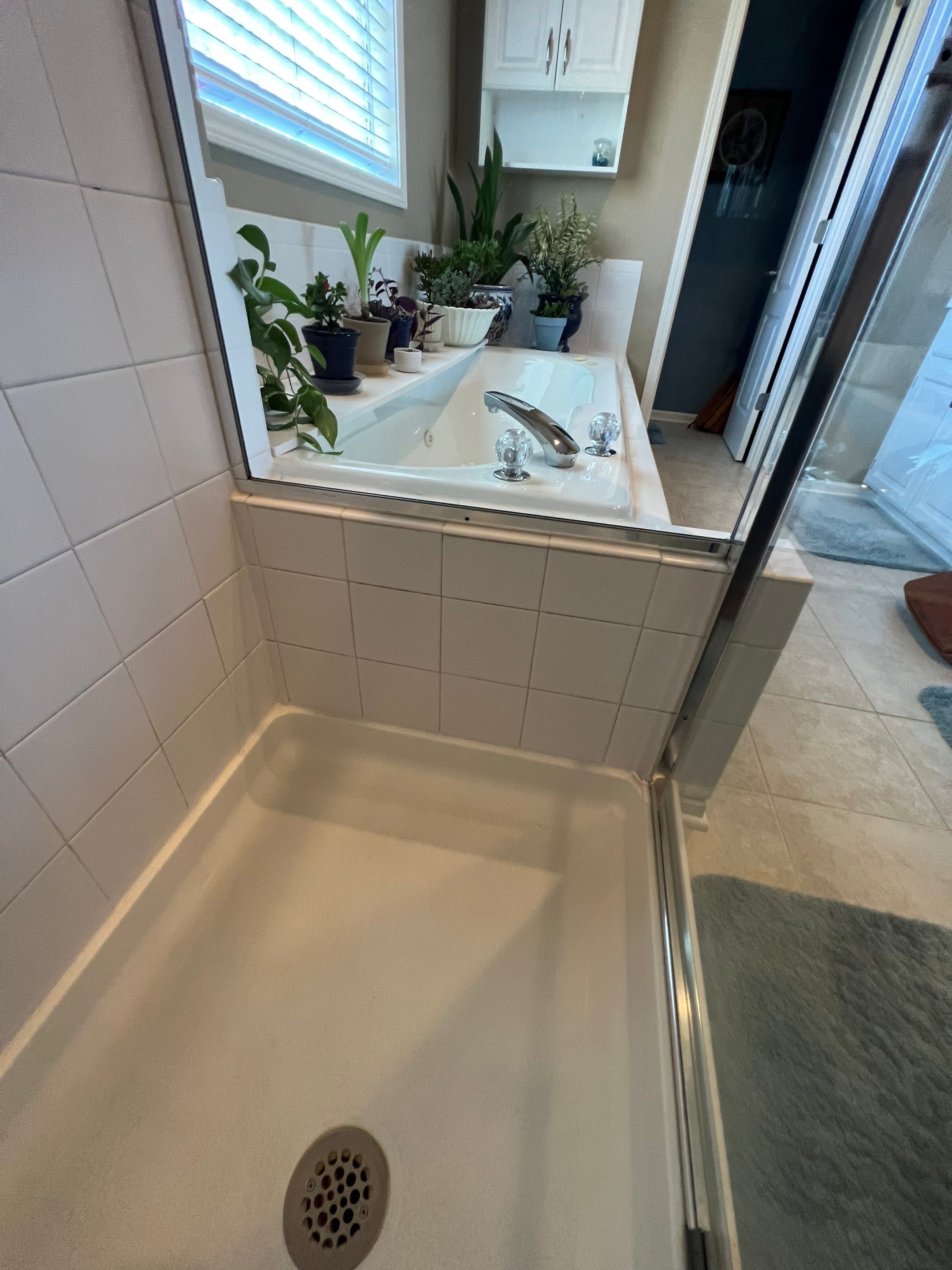 Onyx Shower and vanity top by The Shower Company