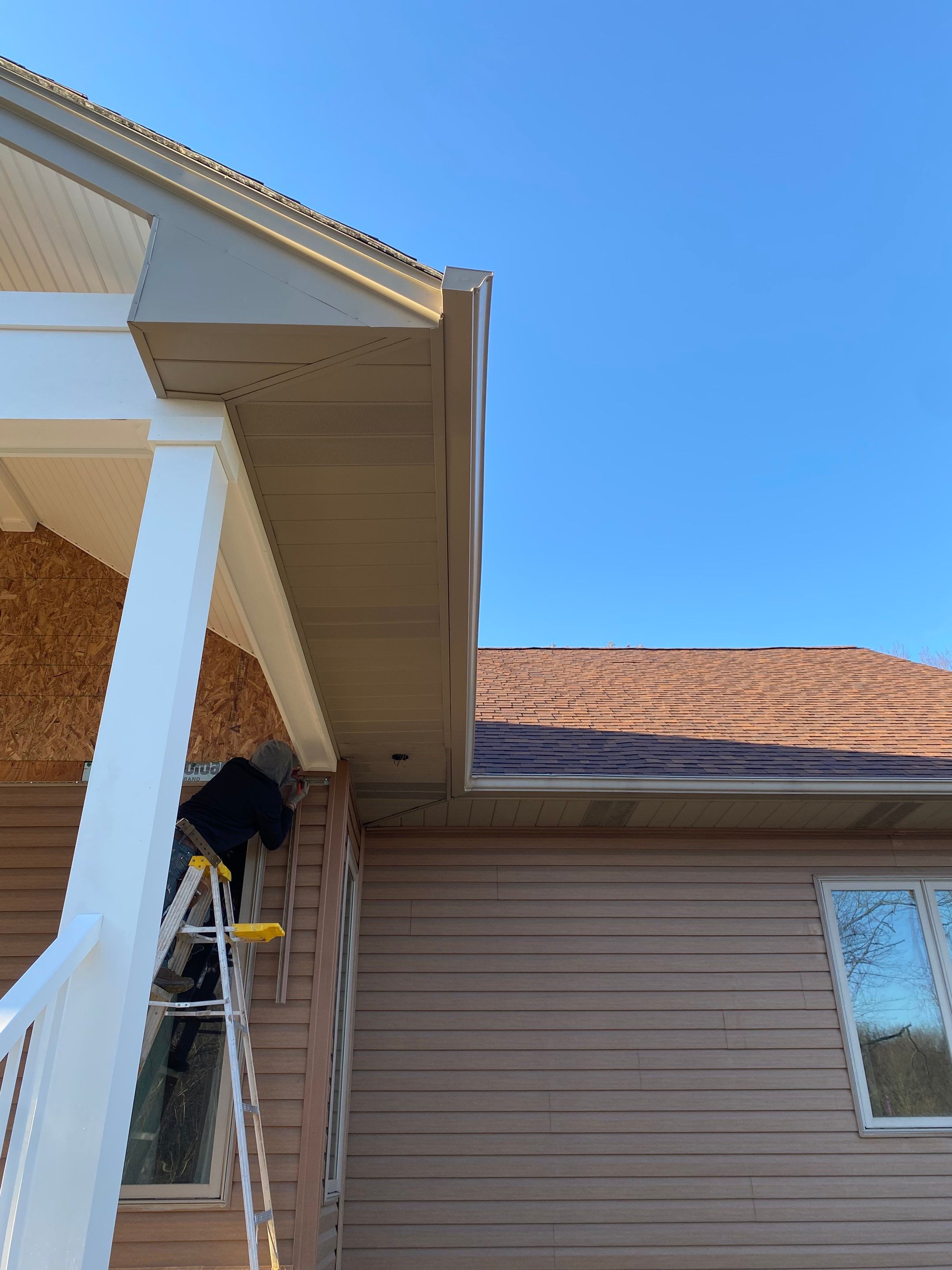 Deck and Roof Build by Cousins Roofing Siding & Decks