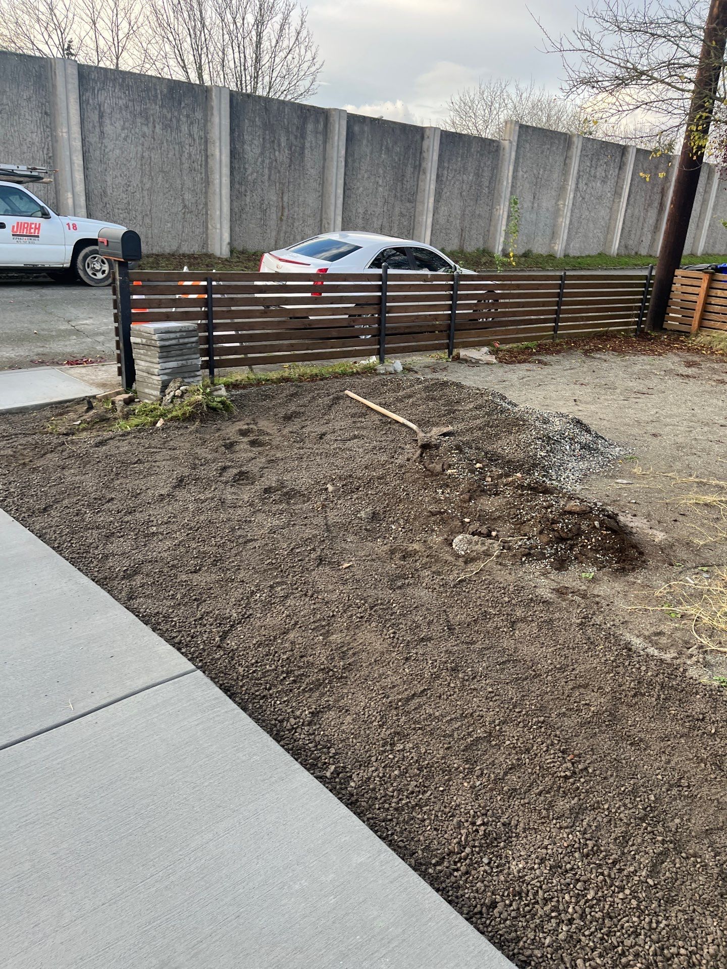 Concrete Driveway & Landscaping Project | Everett by Jireh Asphalt & Concrete Inc 