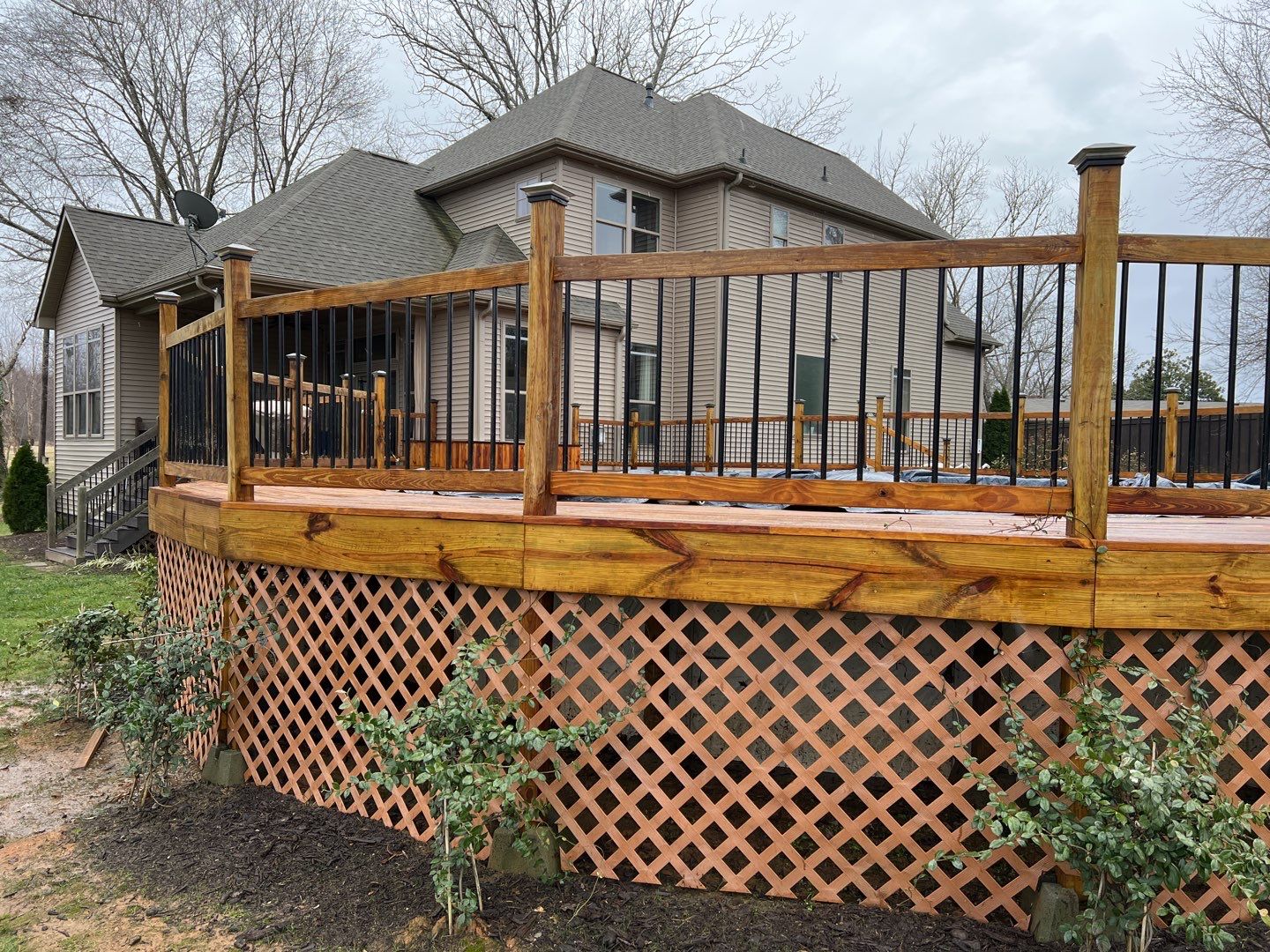 Weathered Deck using Wood Sealant by DuraSeal