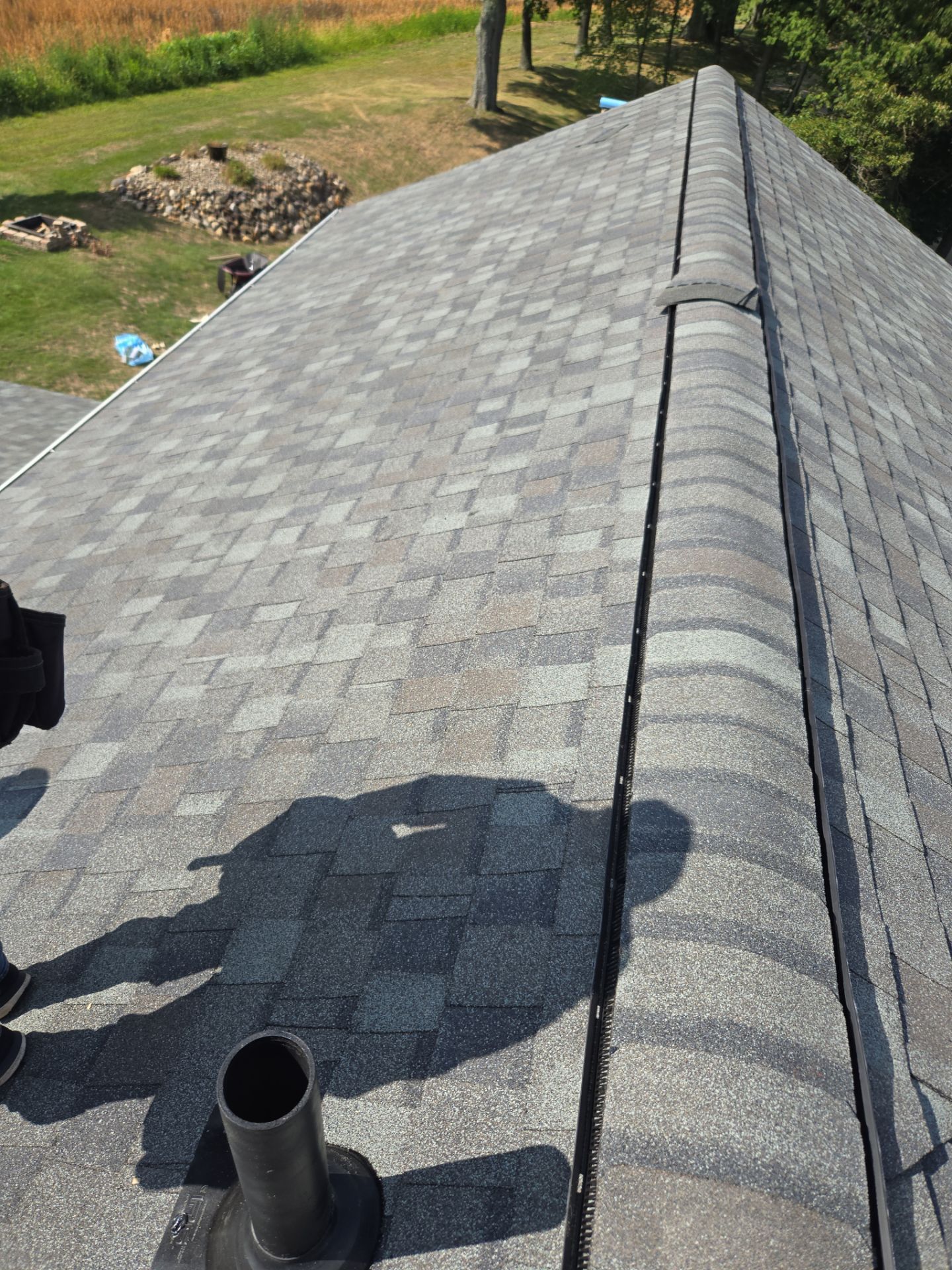 CT Landmark, Color, Georgetown Grey, Drip Edge, Black by Eagle Eye Roofing