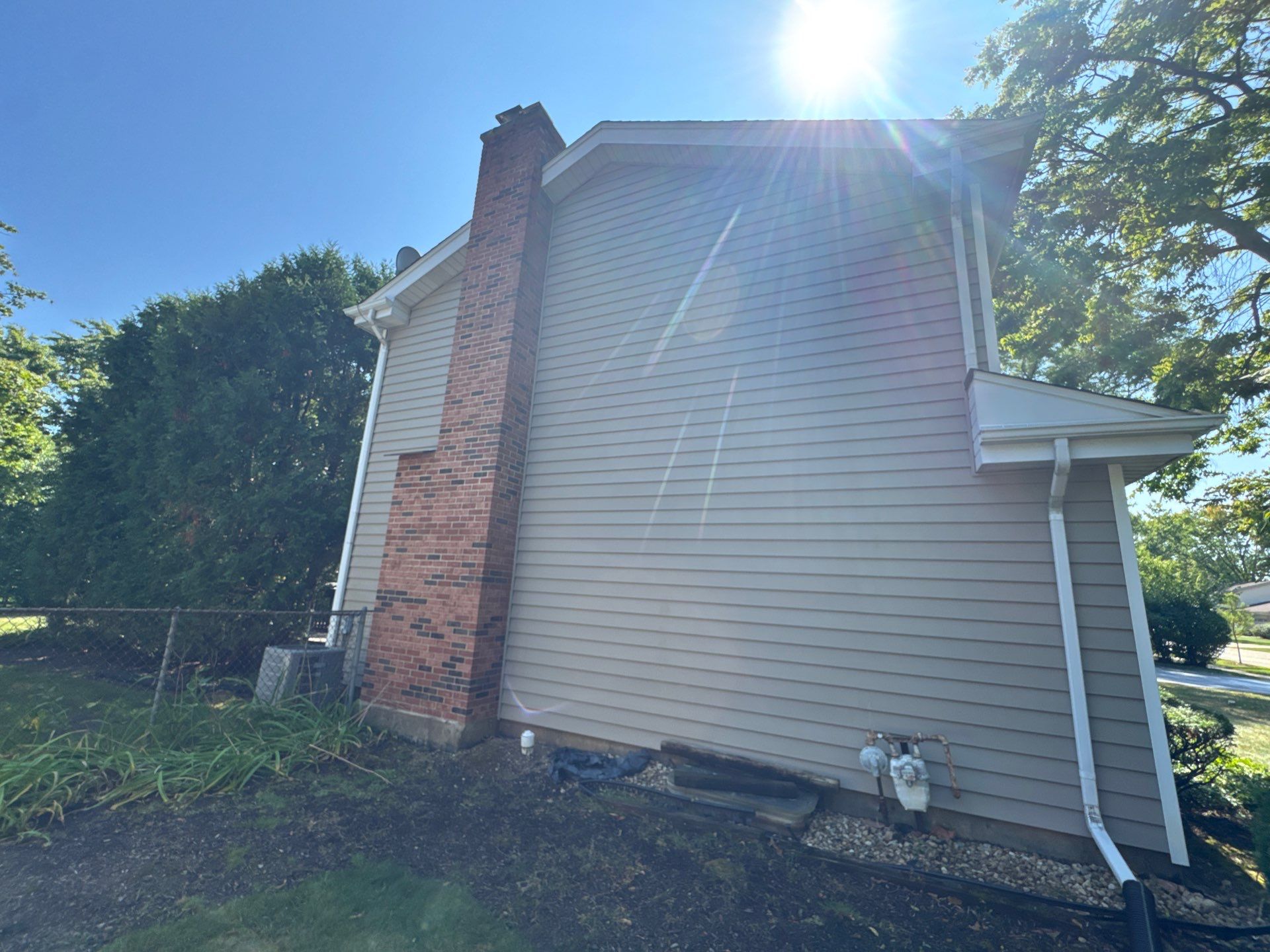 Exterior House Soft Washing by Northern Power Washing LLC.