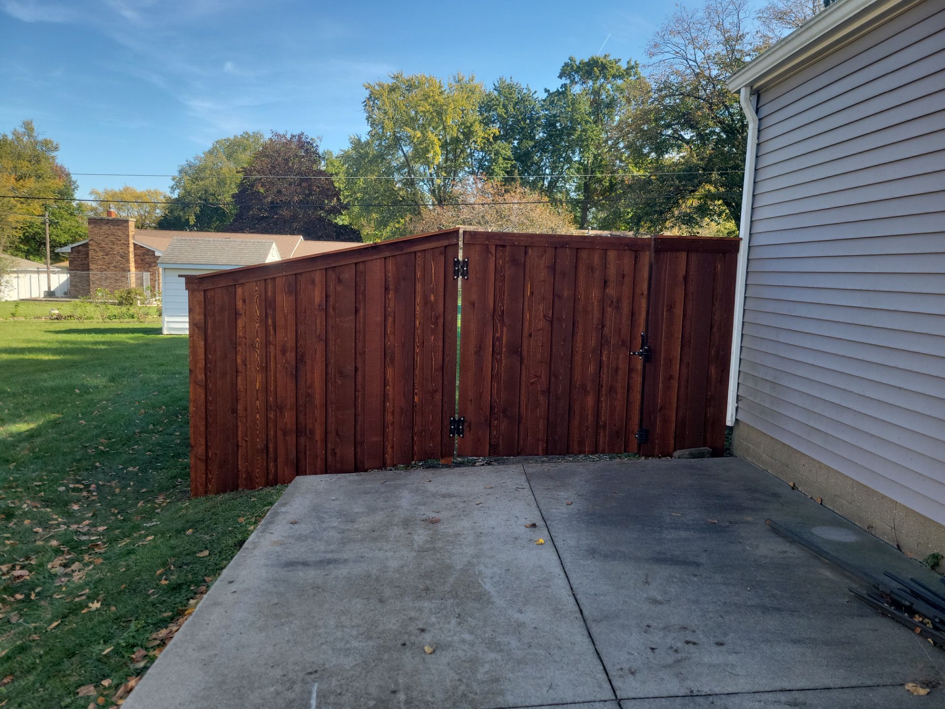 Project in Cedar Falls by Perfect Picket Fence and Stain