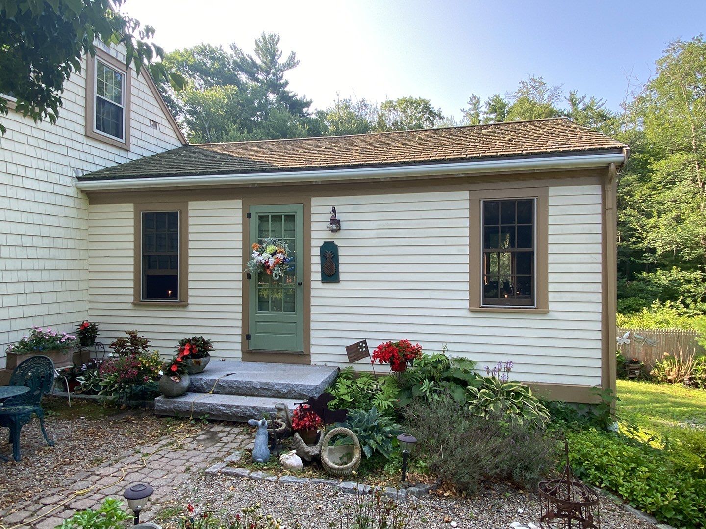 Gutter Installation using 4x5 FiberGlass Gutter in Marshfield, Ma by Gutter Pro Enterprises