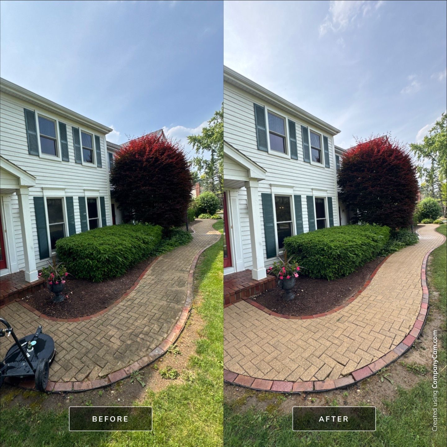 Project in South Barrington by Simmons Power & Soft Washing