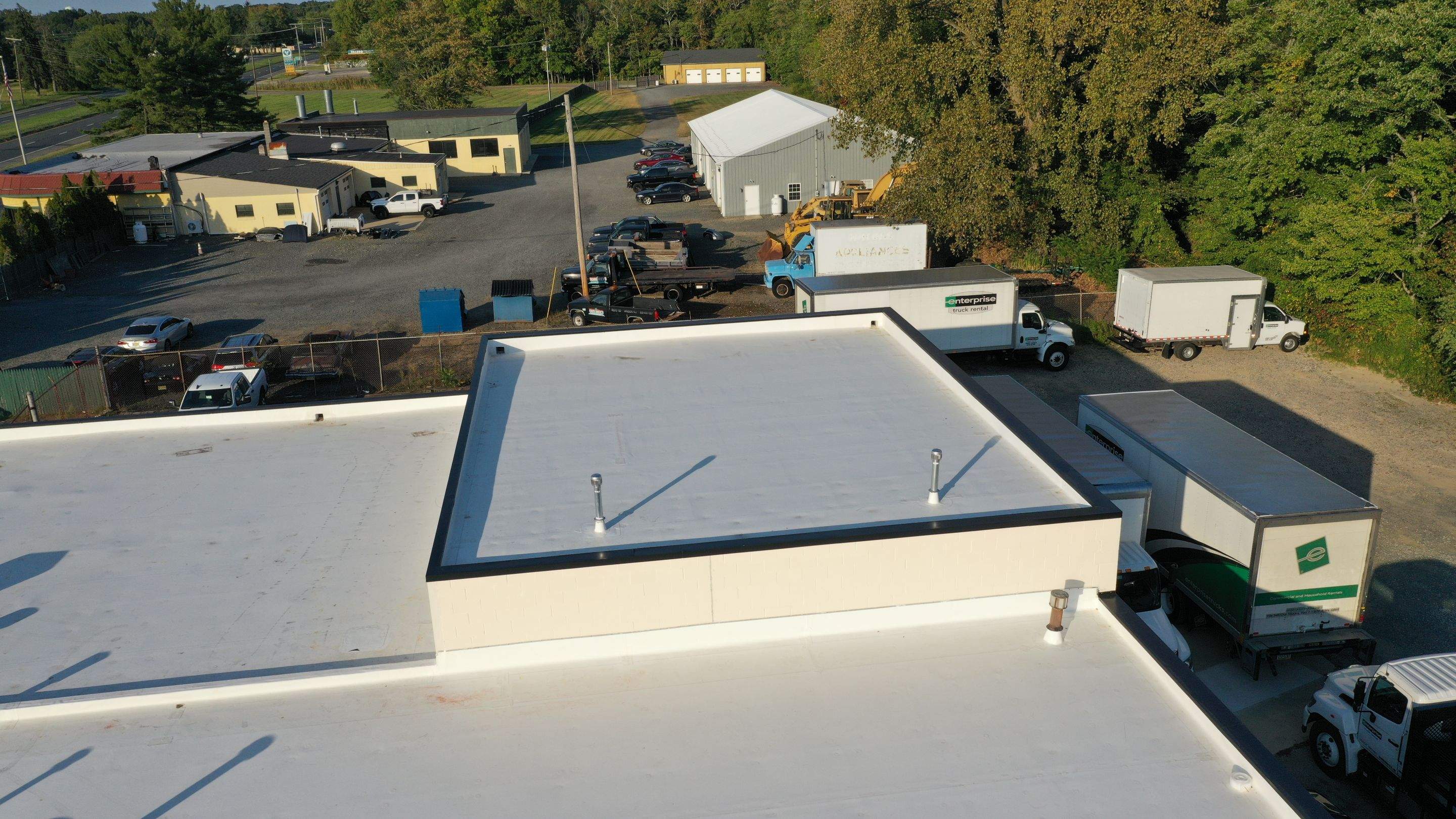 Commercial Roofing Installation using GAF TPO by All Site Roofing