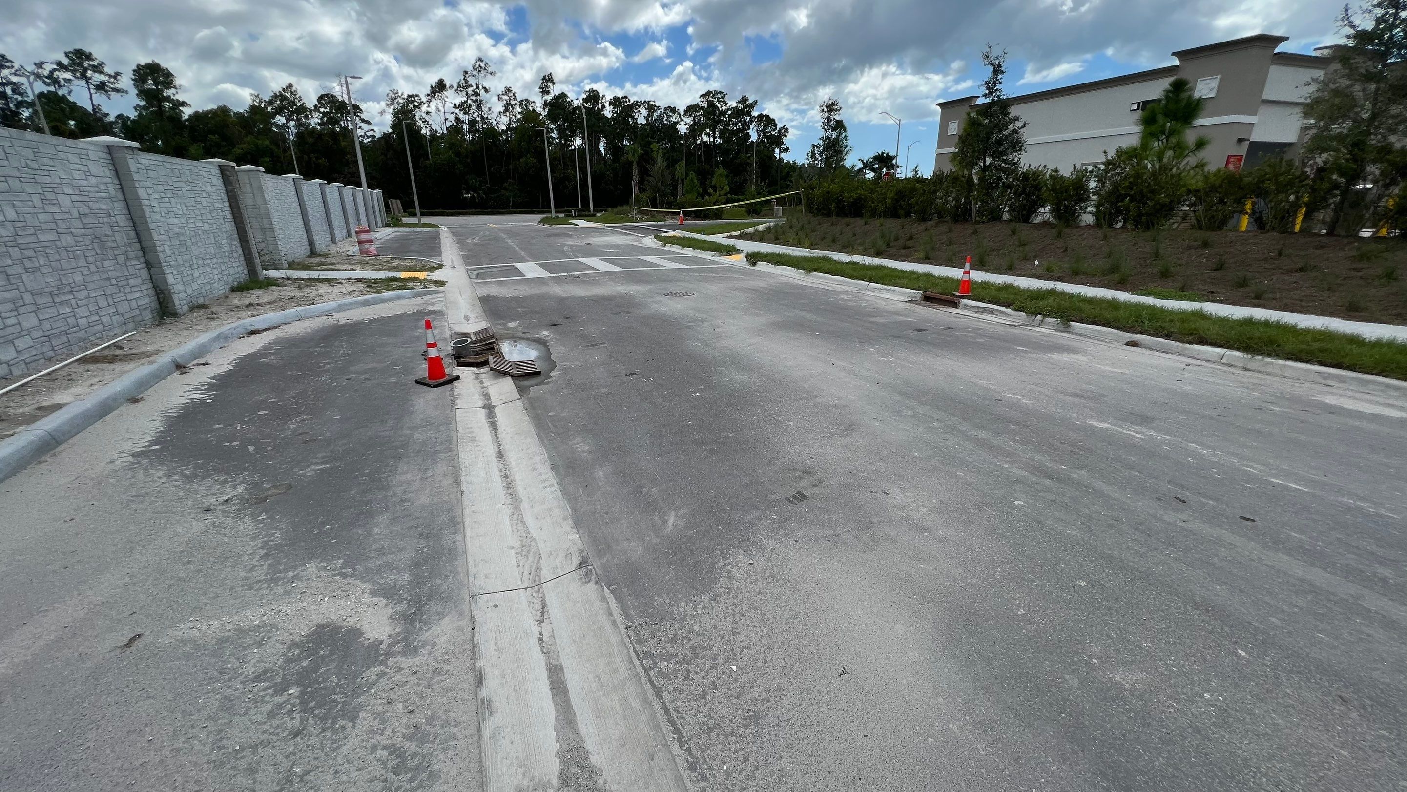 New Construction Storm Drain System Cleaning by APS Power & Water