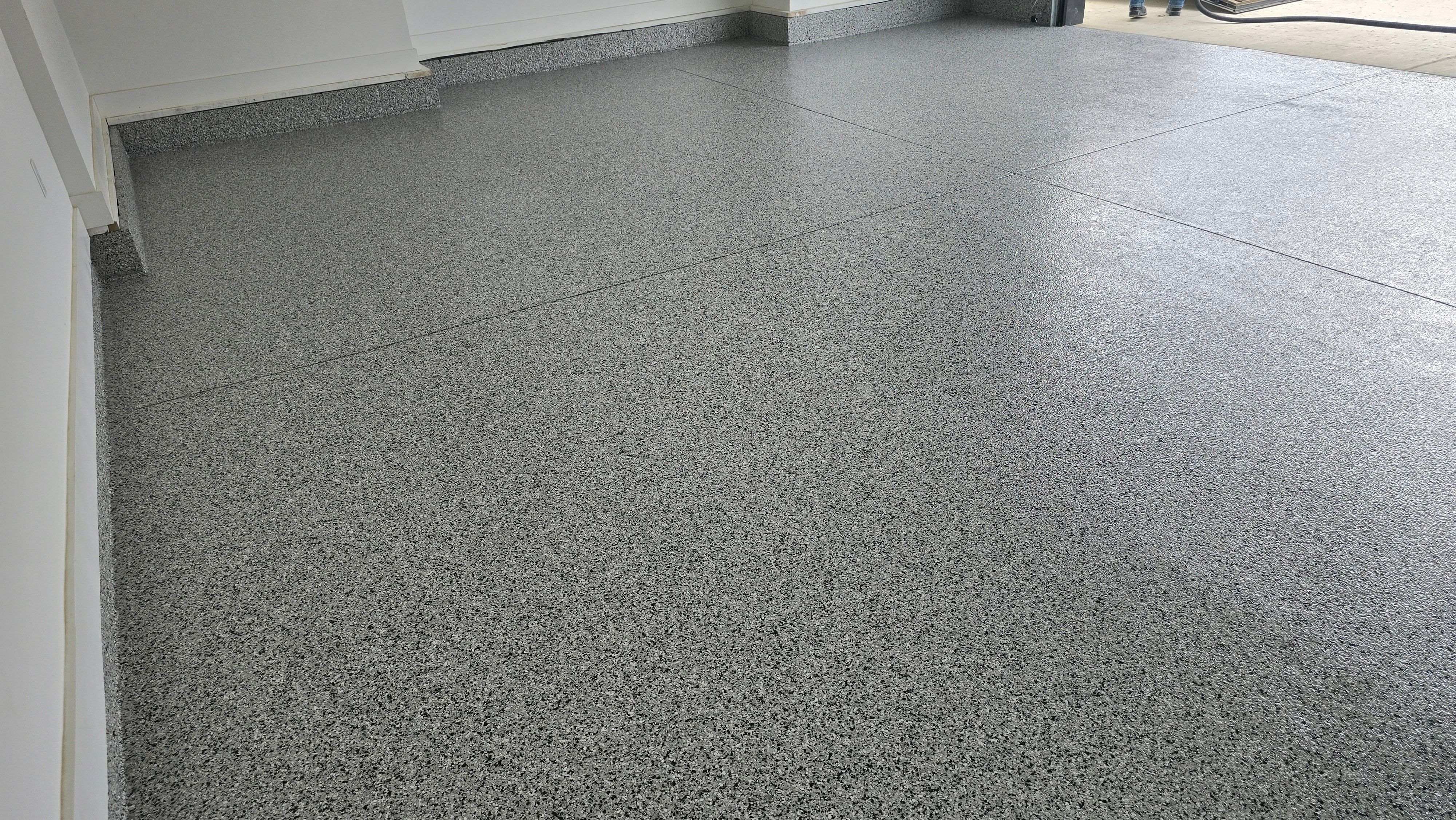 Garage Using Flake by Elite Floor Solutions