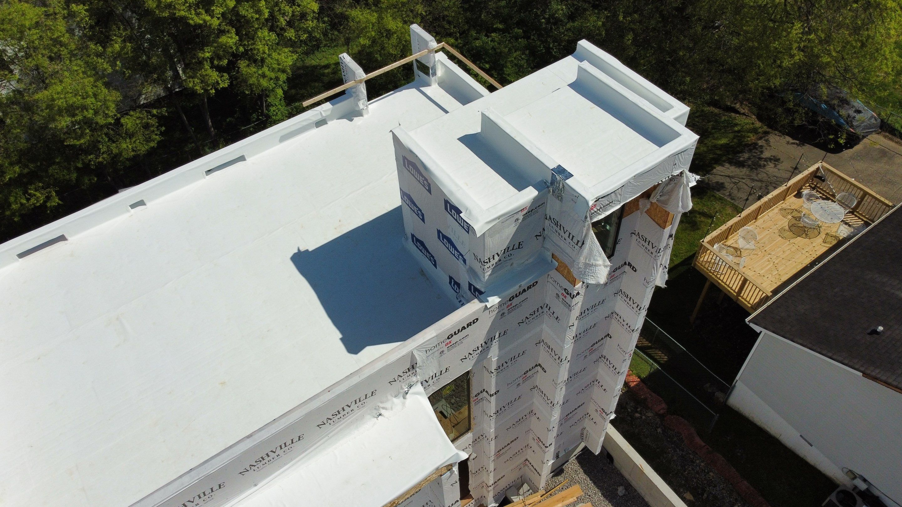 Residential Roofing Installation using TPO by Undersun Roofing 