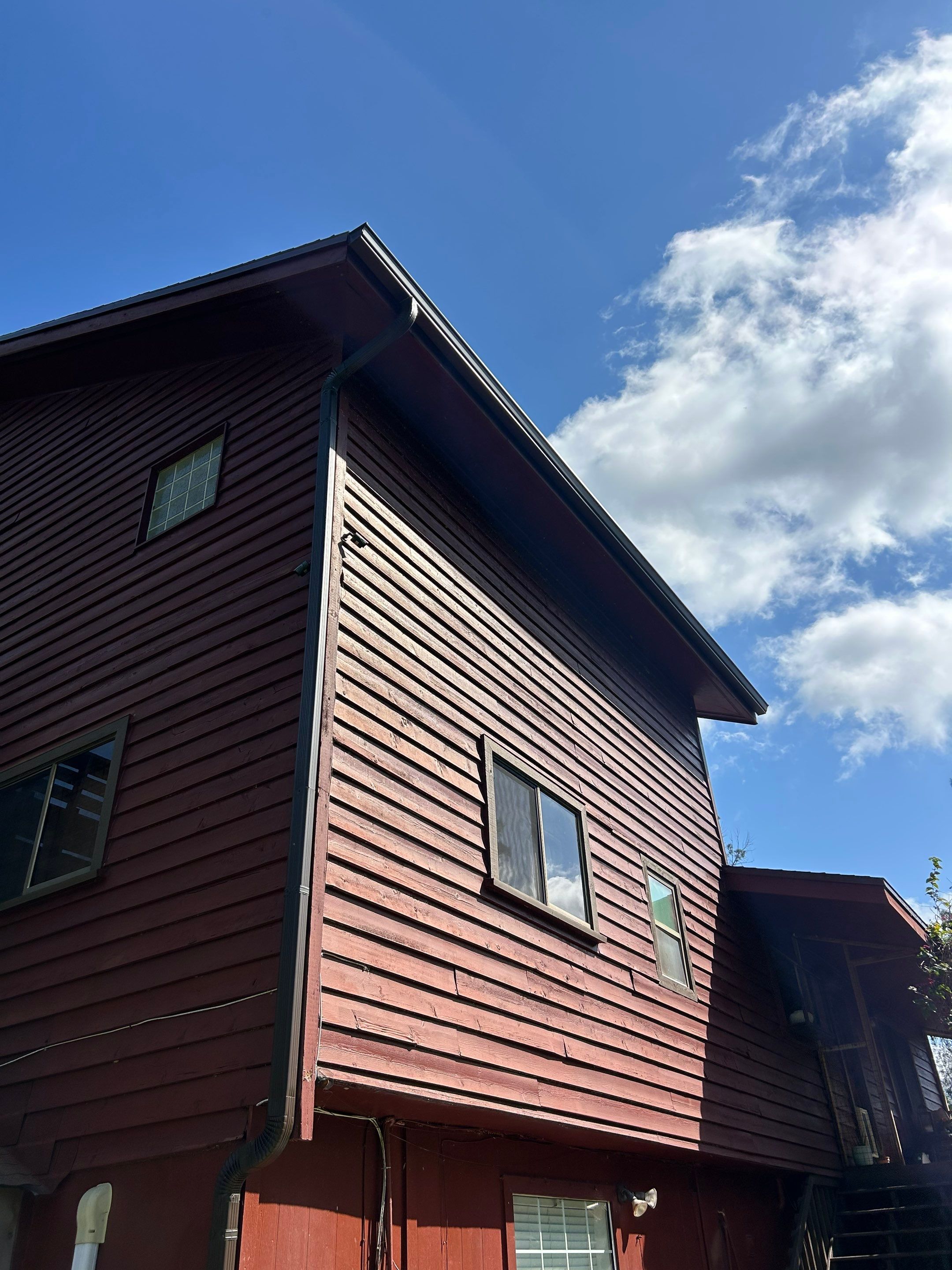 Brown K-Style Seamless Gutters in Fort Myers FL by Gutter Professor by Gutter Professors