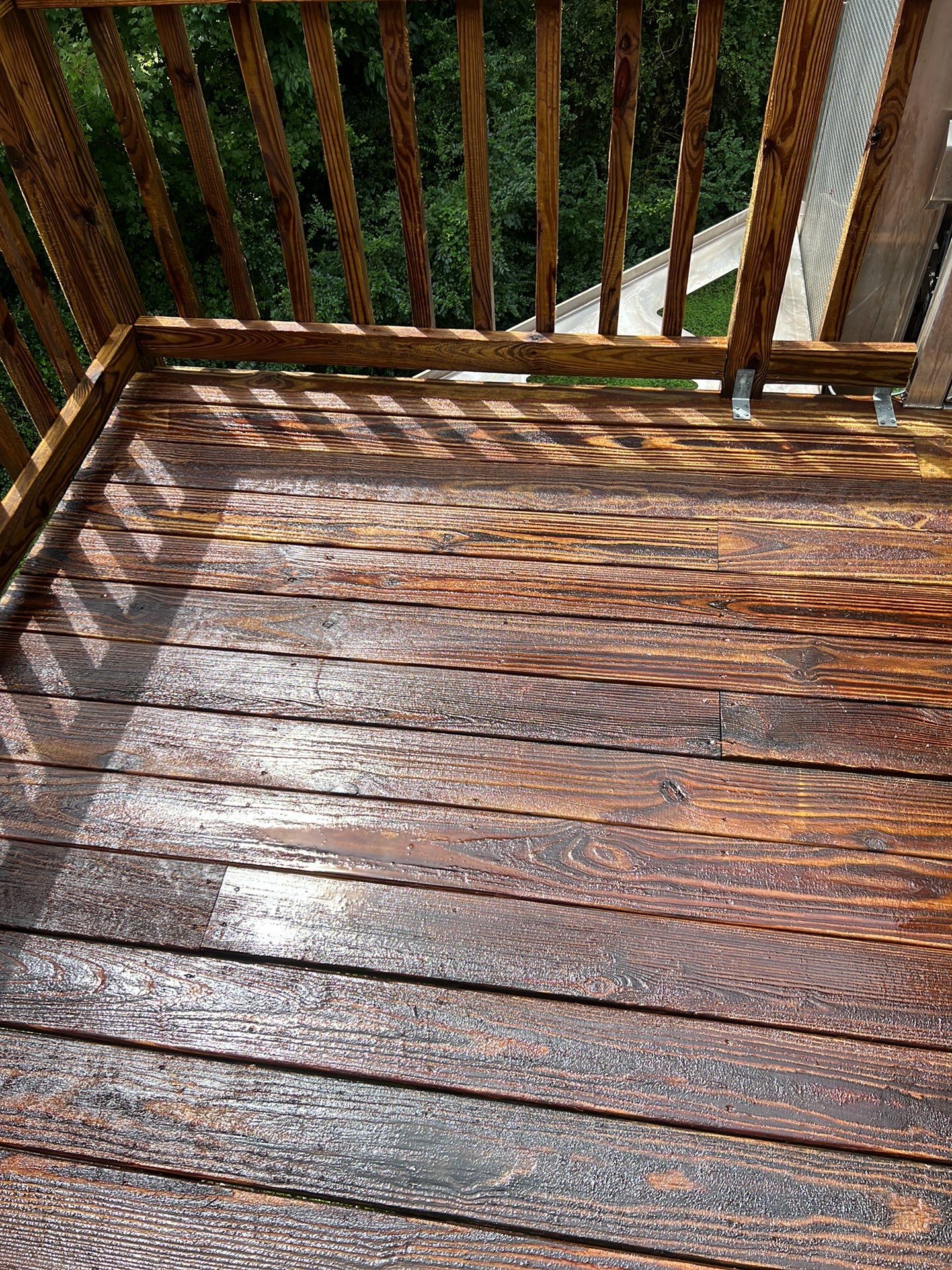 Weathered Deck using Wood Sealant by DuraSeal