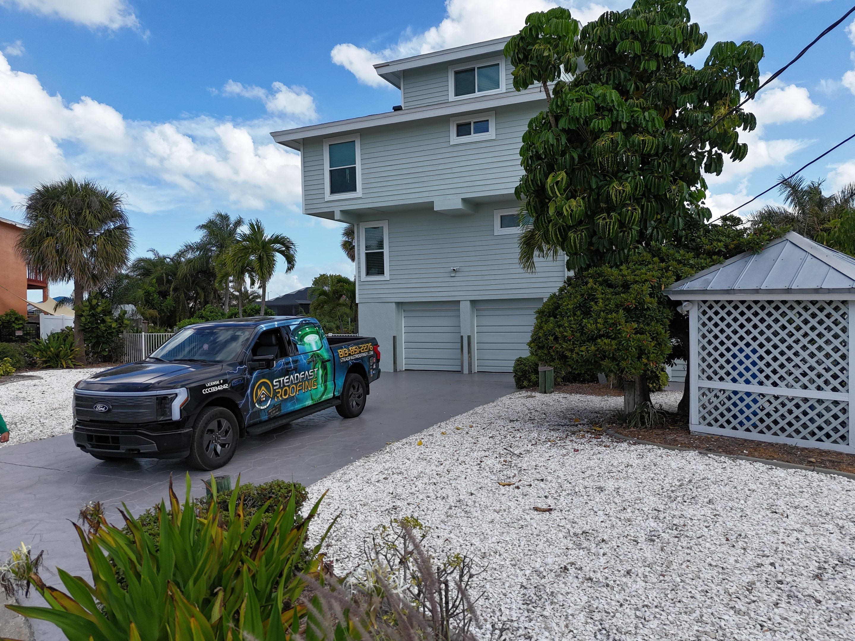 Roof Replacement in Apollo Beach, FL by Steadfast Roofing 