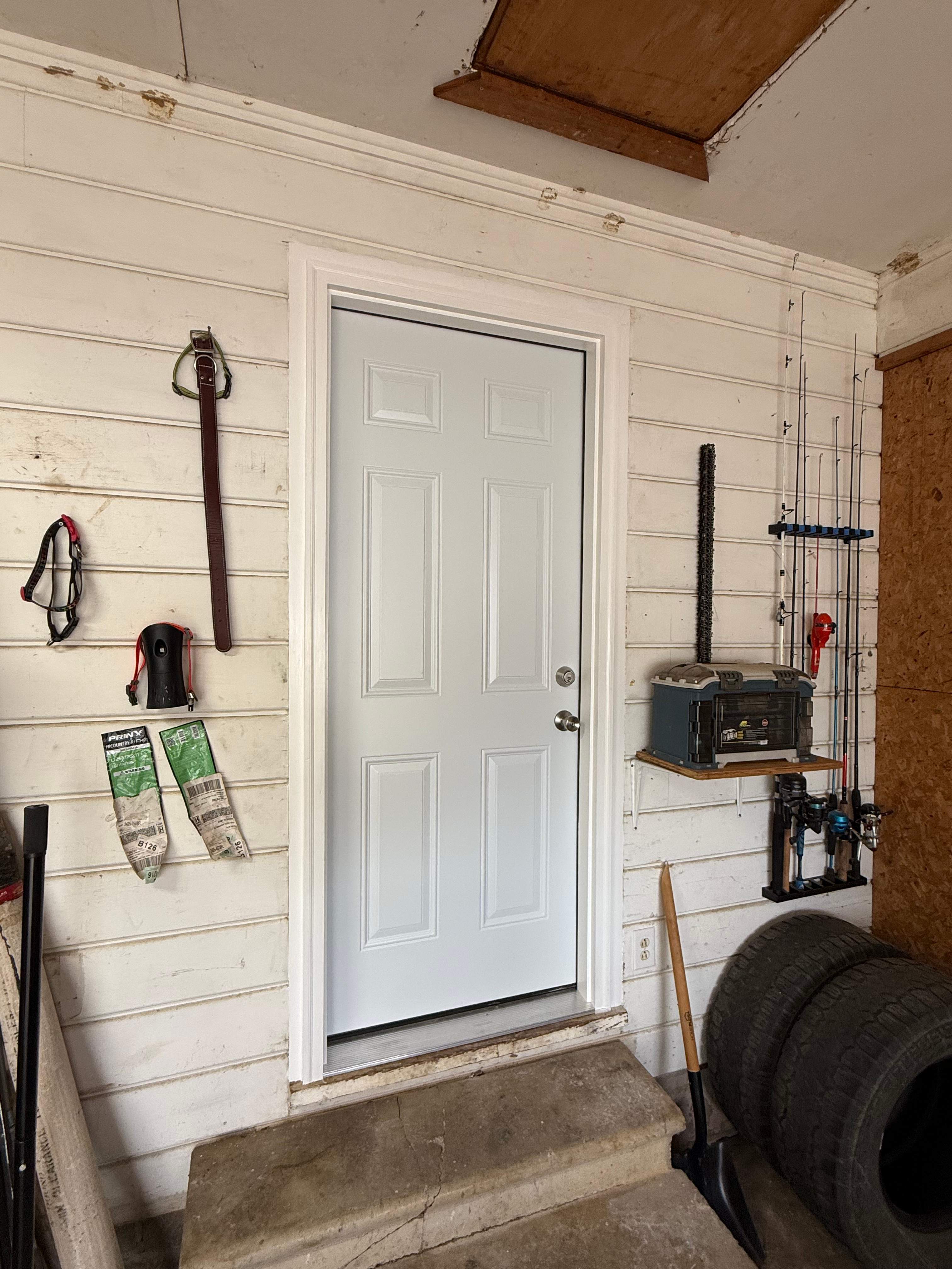 Exterior door & storm door installation by In & Out Construction & Remodeling, LLC