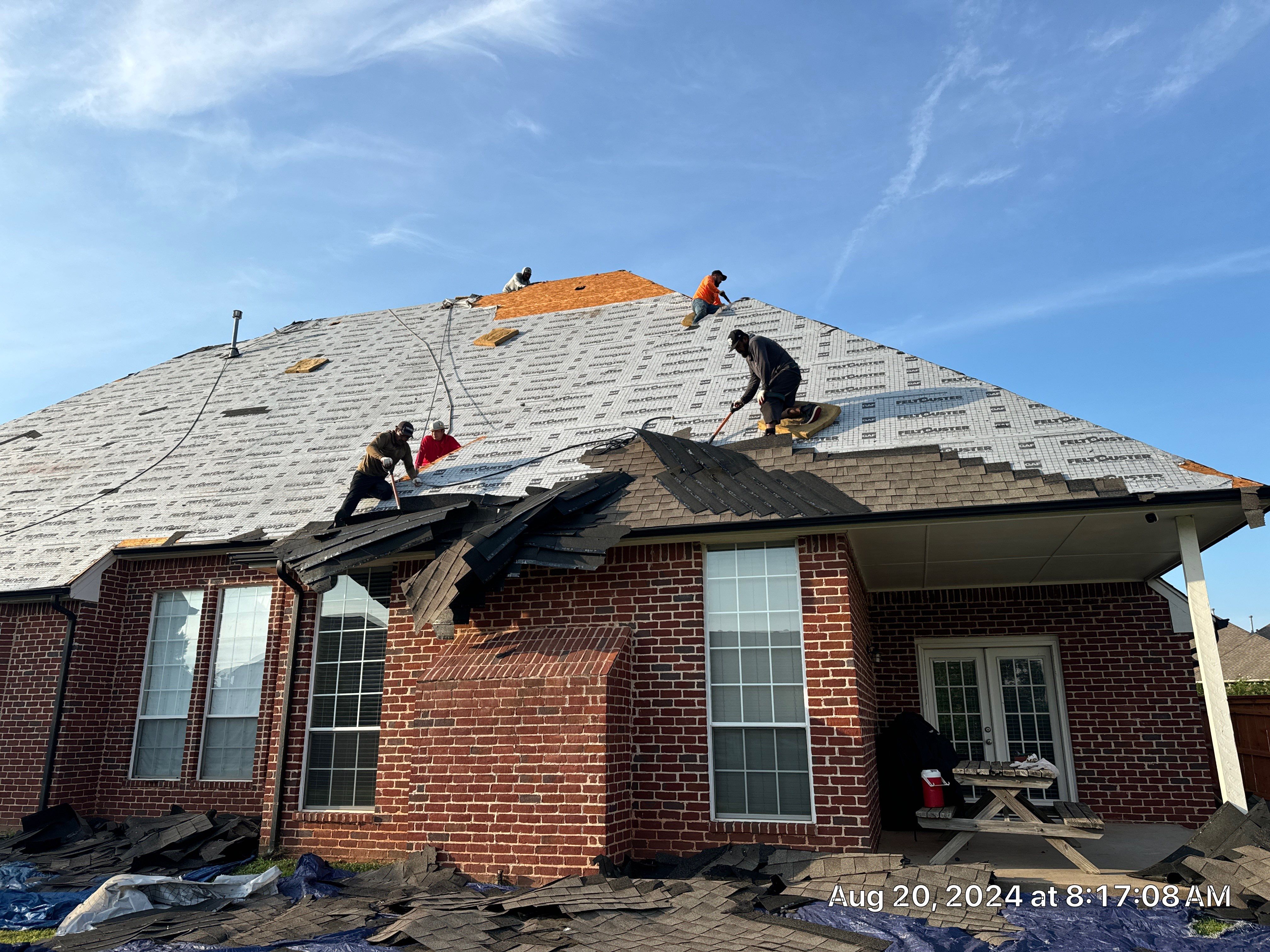 Reroof using IKO by Castillo Roofing