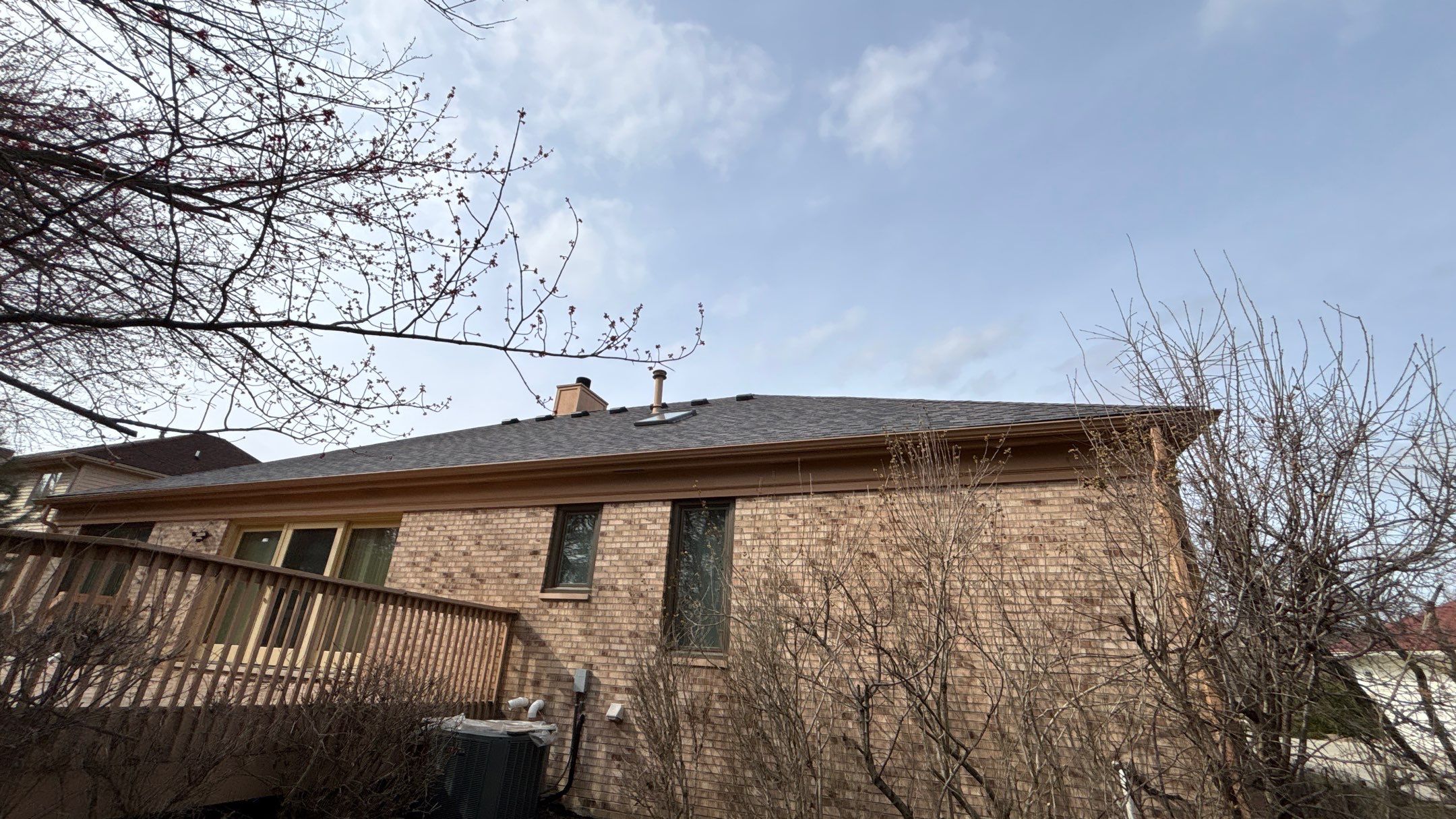 Roof Replacement using Owens Corning Midnight Plum by 180 Contractors