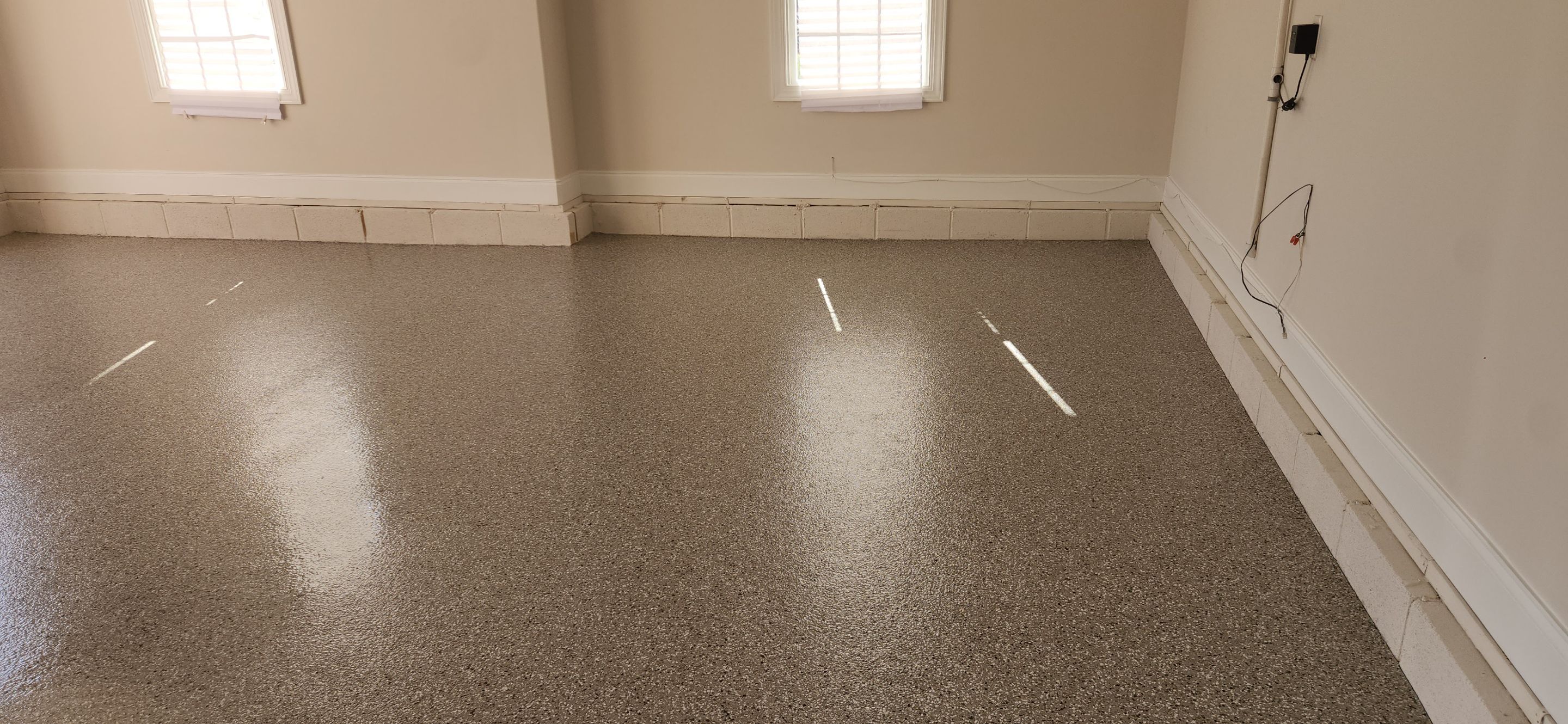 Garage using Creekbed by Elite Floor Solutions