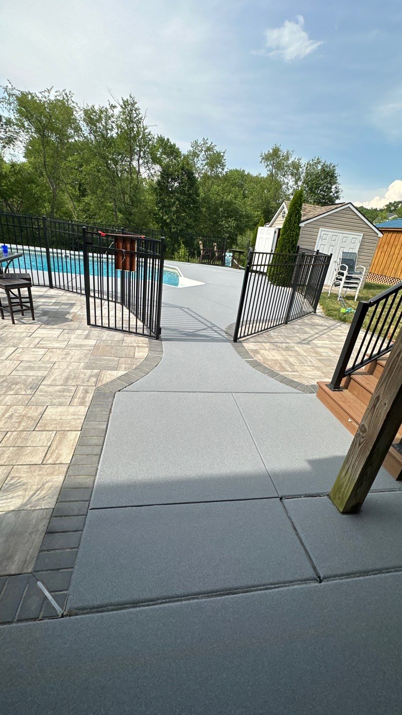 Pool Deck Project in Gibsonia by Floors in a Day, Inc