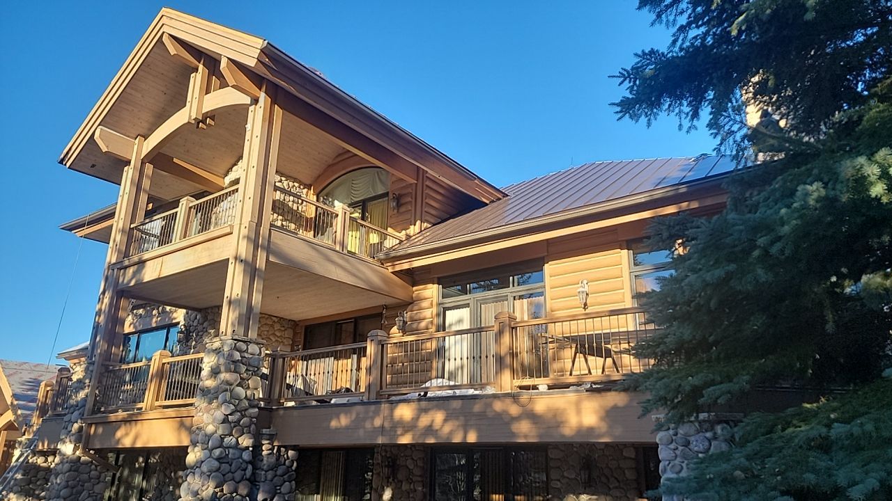  Standing Seam Metal Roof Replacement After Snow Damage by ASAP Roofing & Exteriors