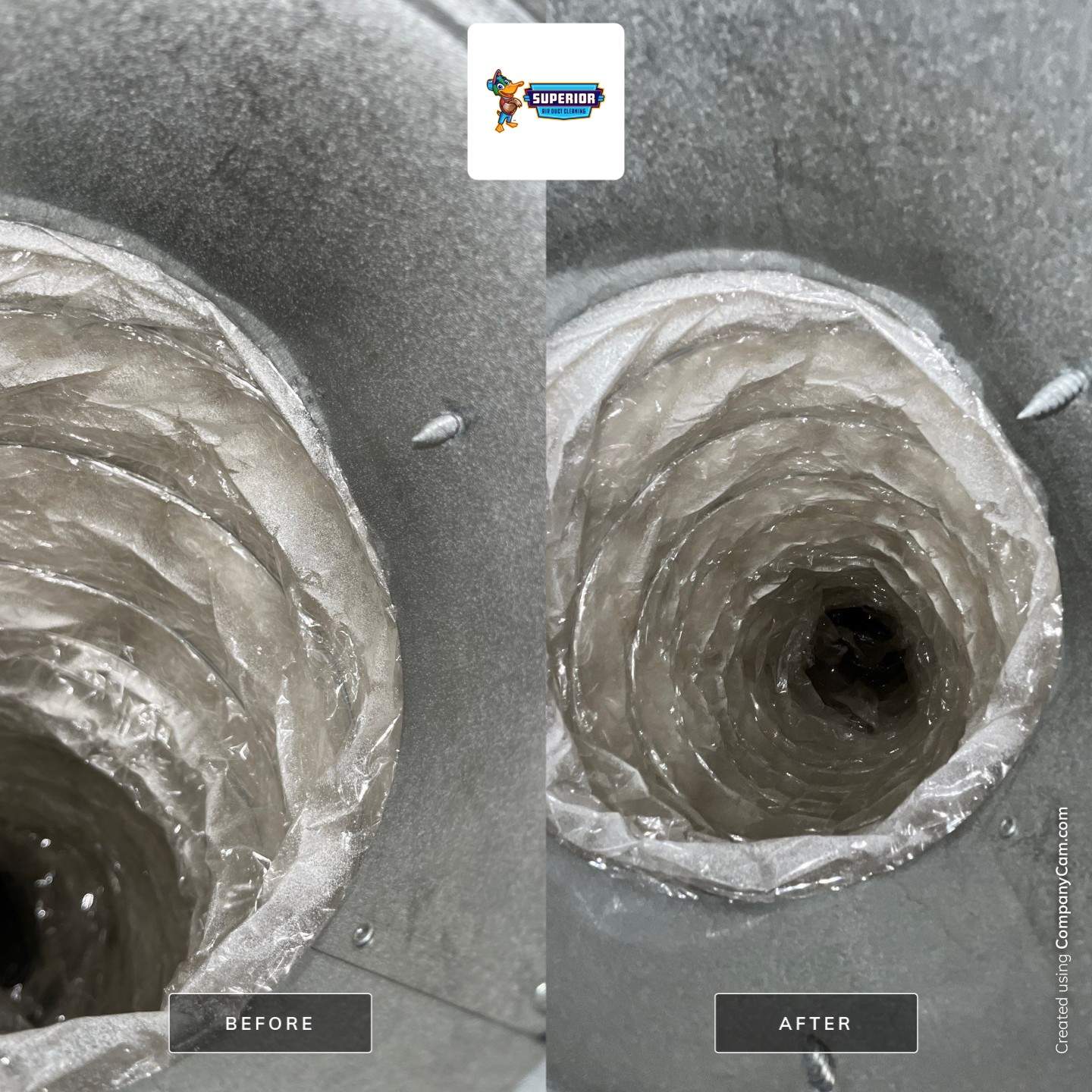 Air Duct Cleaning With a Vacuum Truck in Beaver Falls, PA. by Superior Air Duct Cleaning