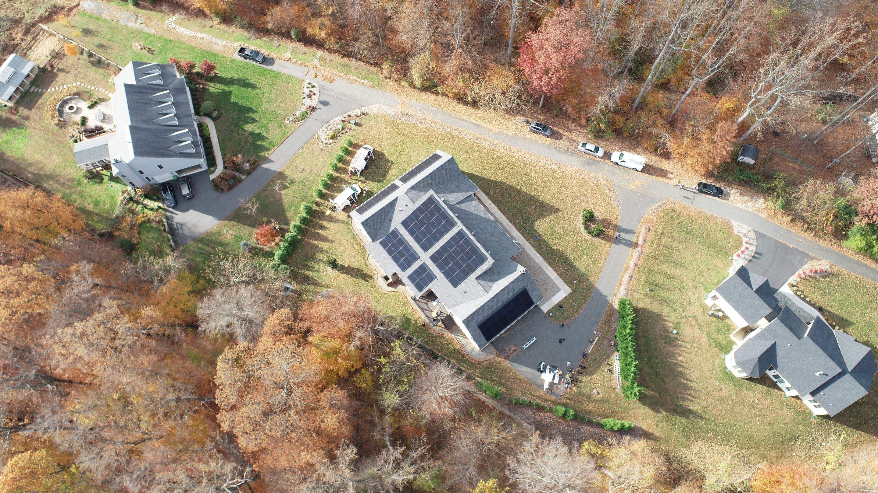 Solar Roof using GAF Decotech integrated panels by American Home Contractors