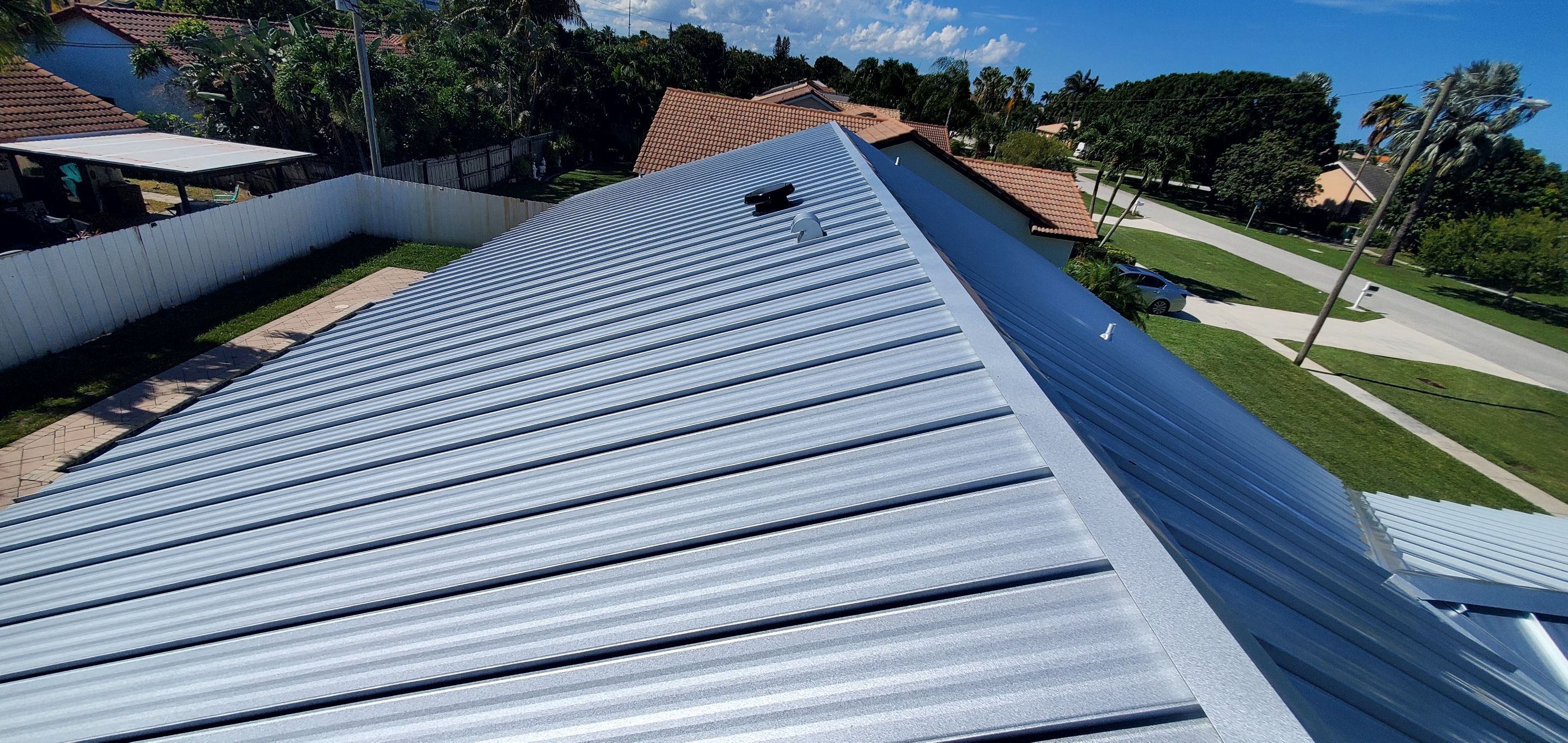 Residential Roofing Installation using Mil Finish-Unpainted by BLUES BROTHERS CONSTRUCTION CORP