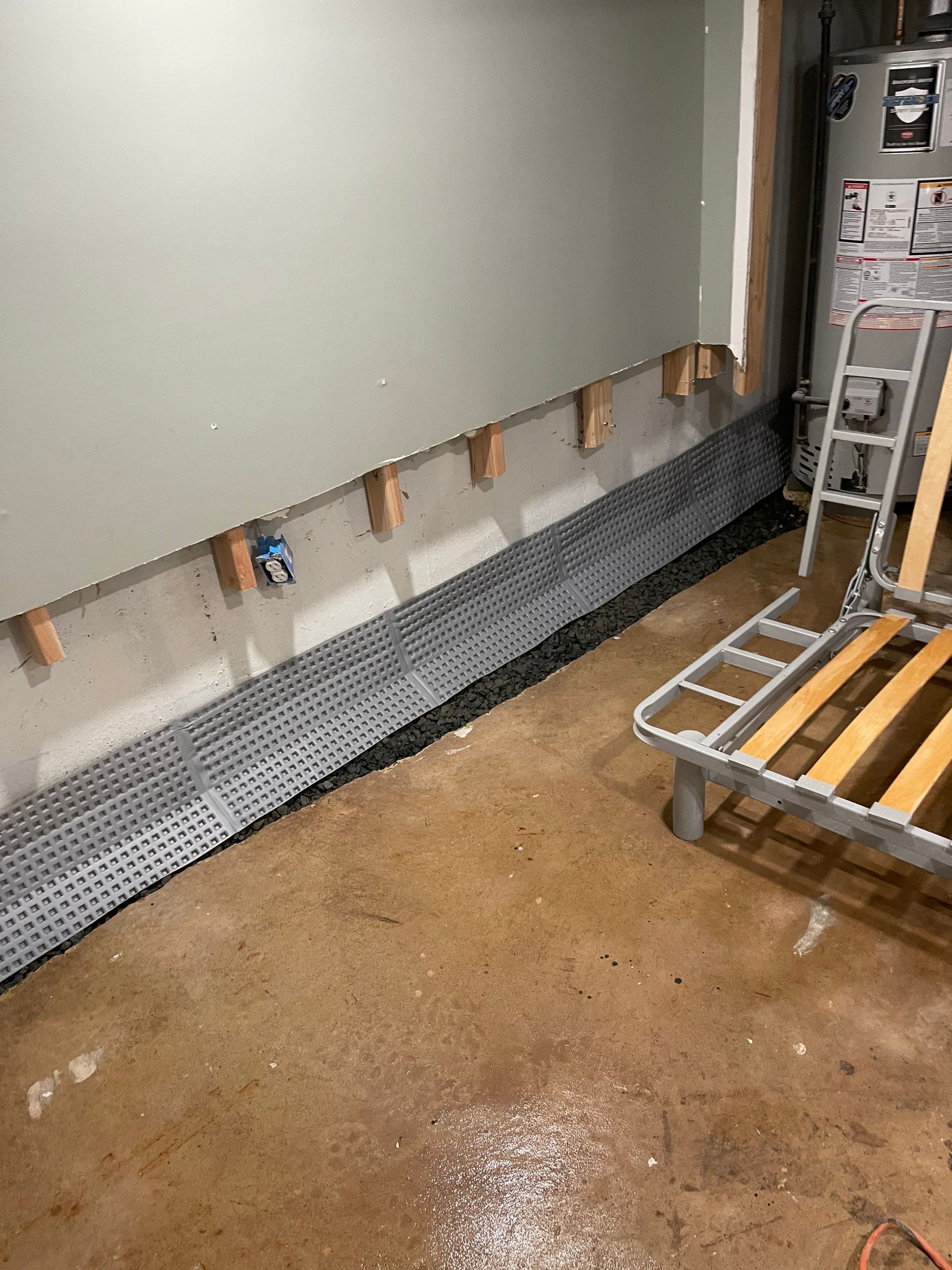 Interior French Drain in Somerset, NJ by Pure Service Pro, LLC 