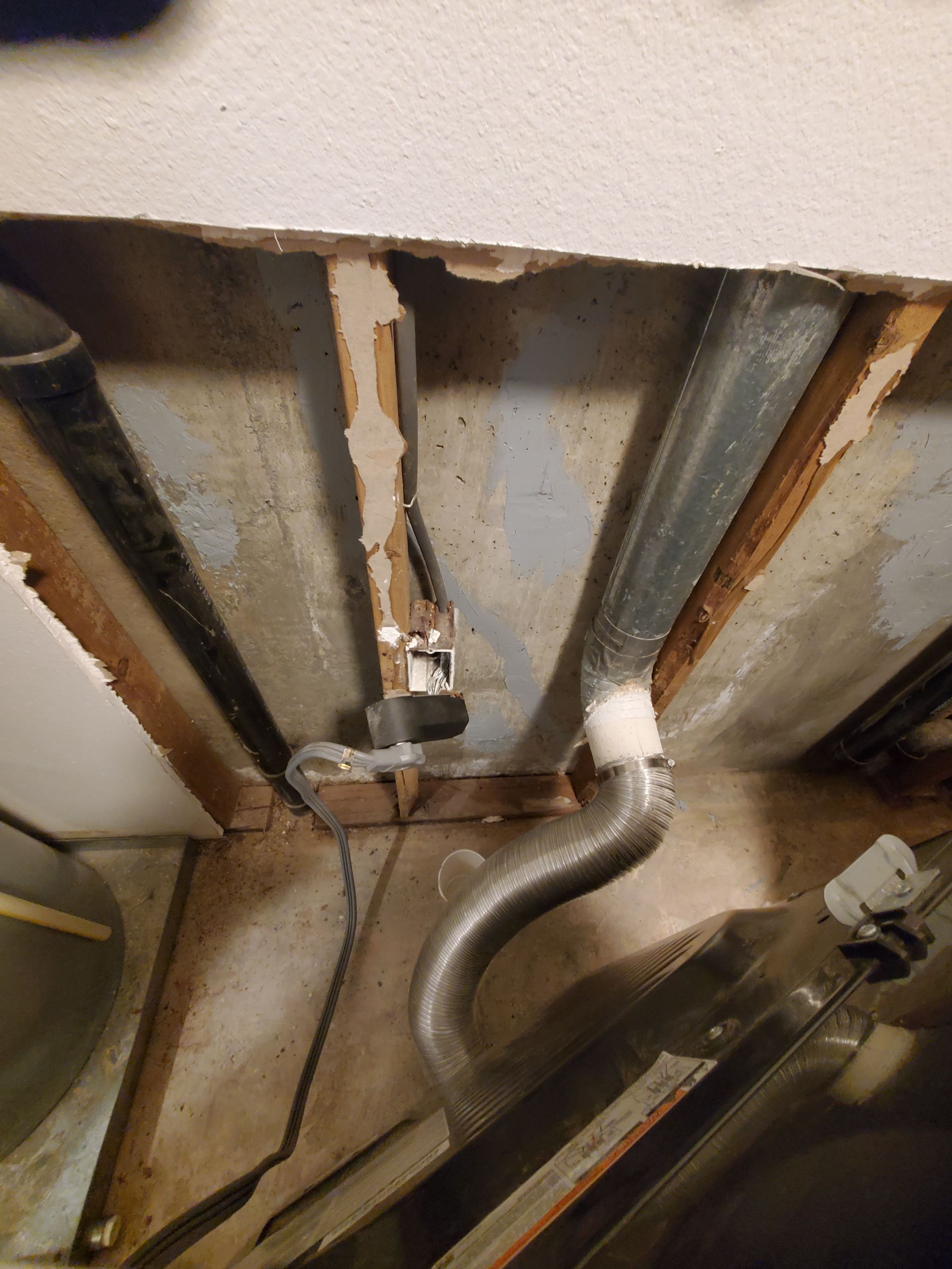 Water Damage using Air Movers by Construction Now LLC