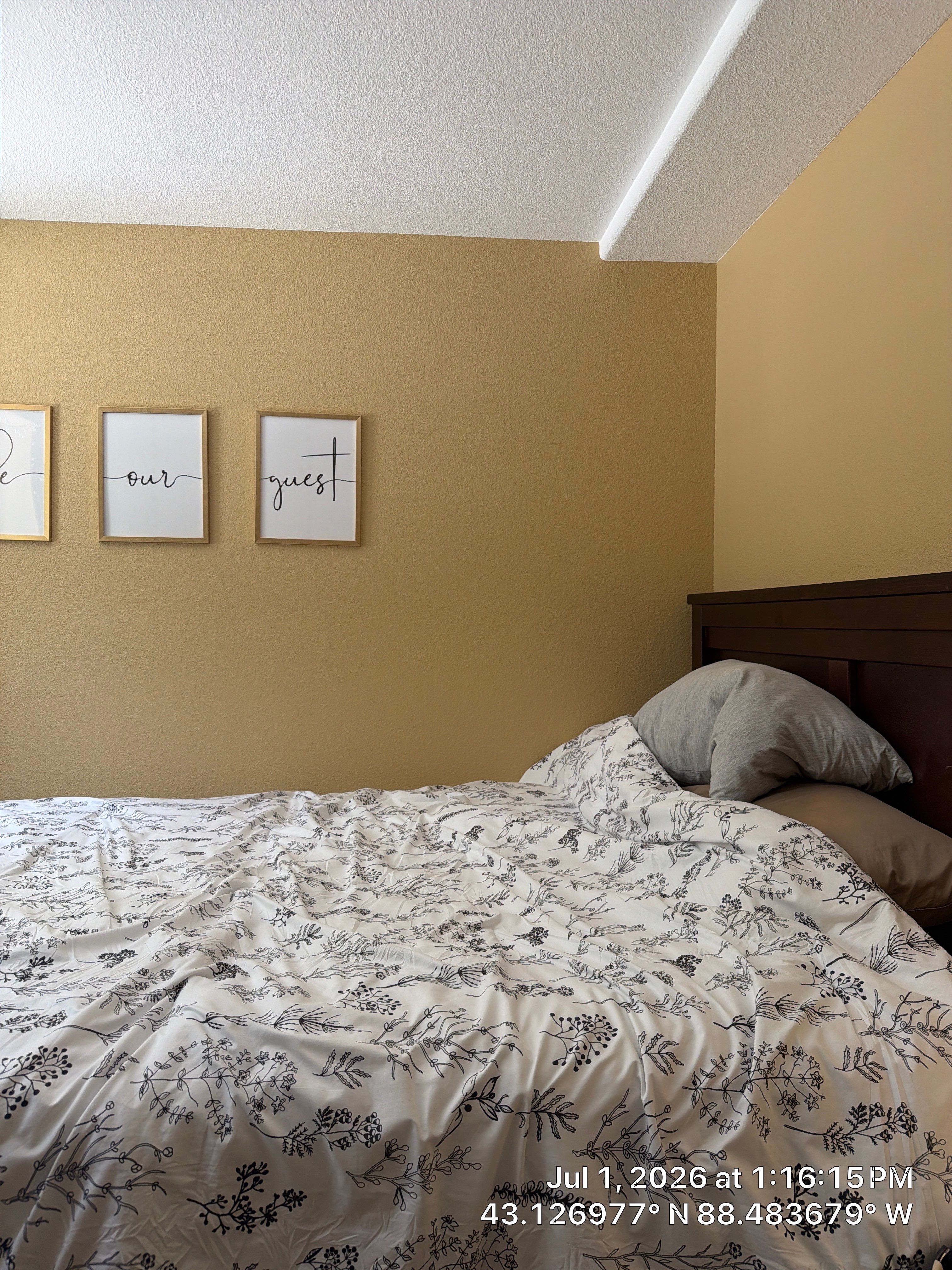 Bedroom Interior Remodel and Wall Finishing in Oconomowoc by CompanyCam Sales Demo