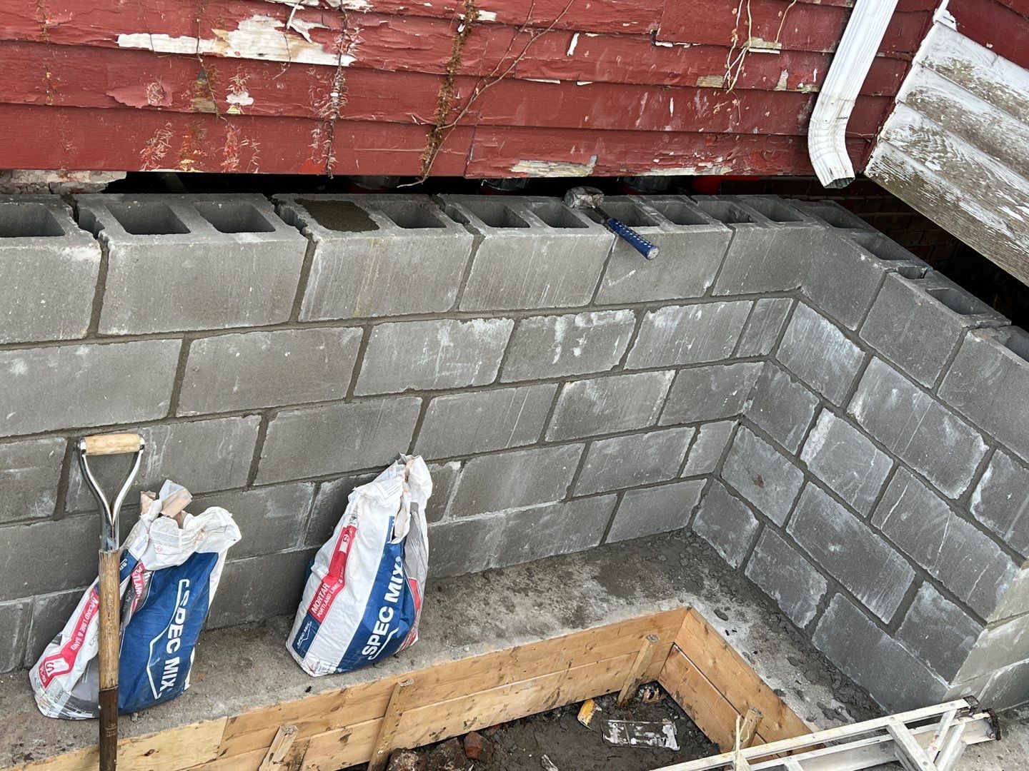 Excavation, Foundation Rebuild, and Masonry Repair by ACE Waterproofing & Basement Solutions
