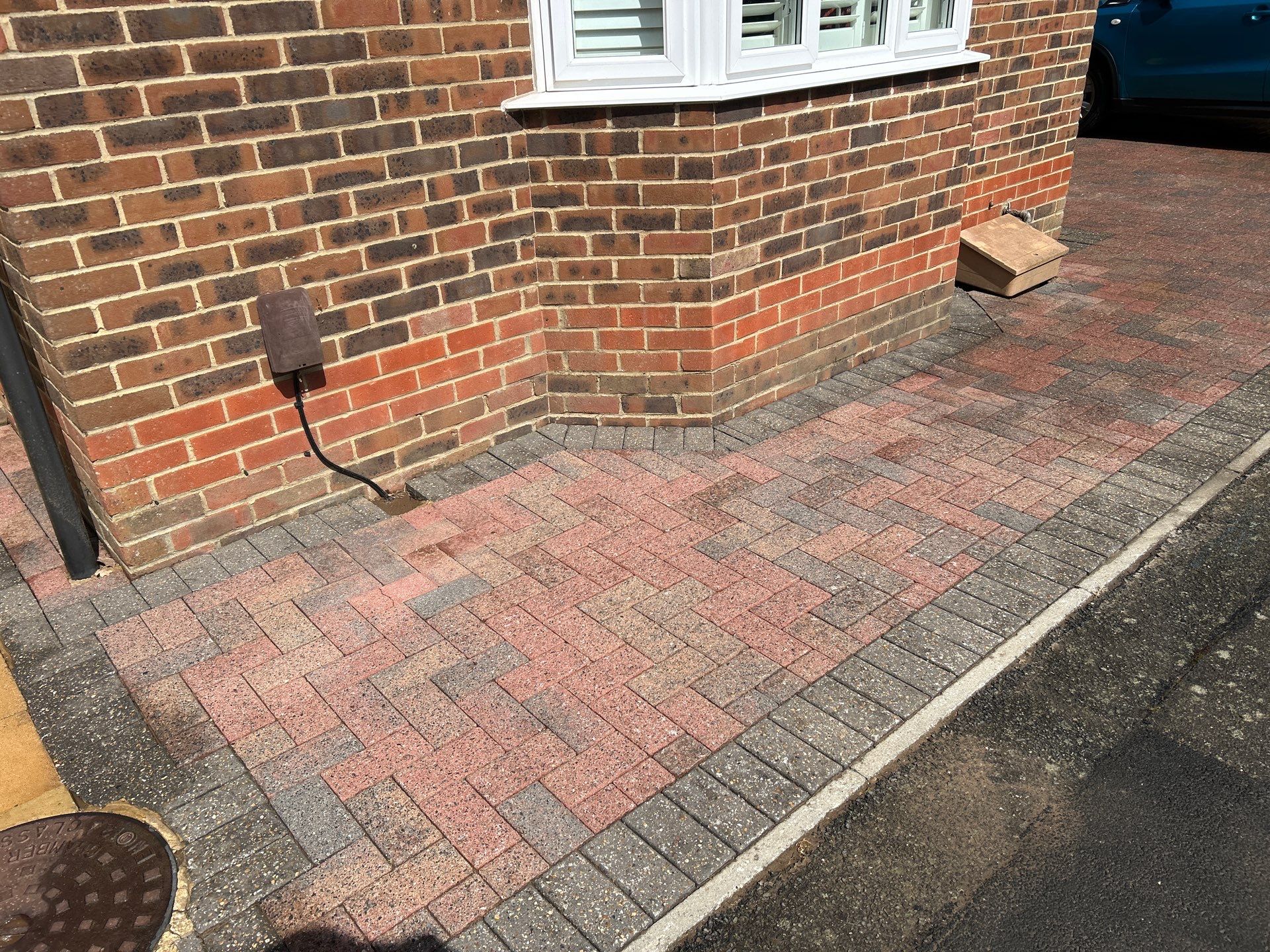Driveway Clean using Honda 21lt High Pressure Machine by Ges Exterior Cleaning ltd