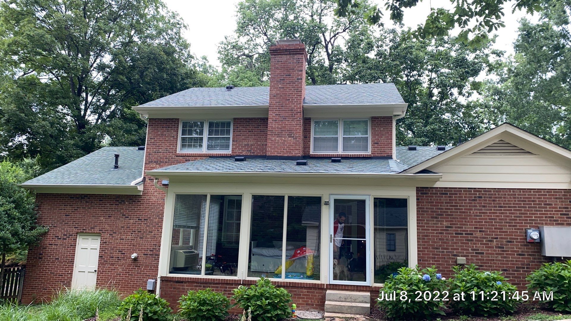 New Roof with Solar Panels by Just In Time Roofing and Restoration