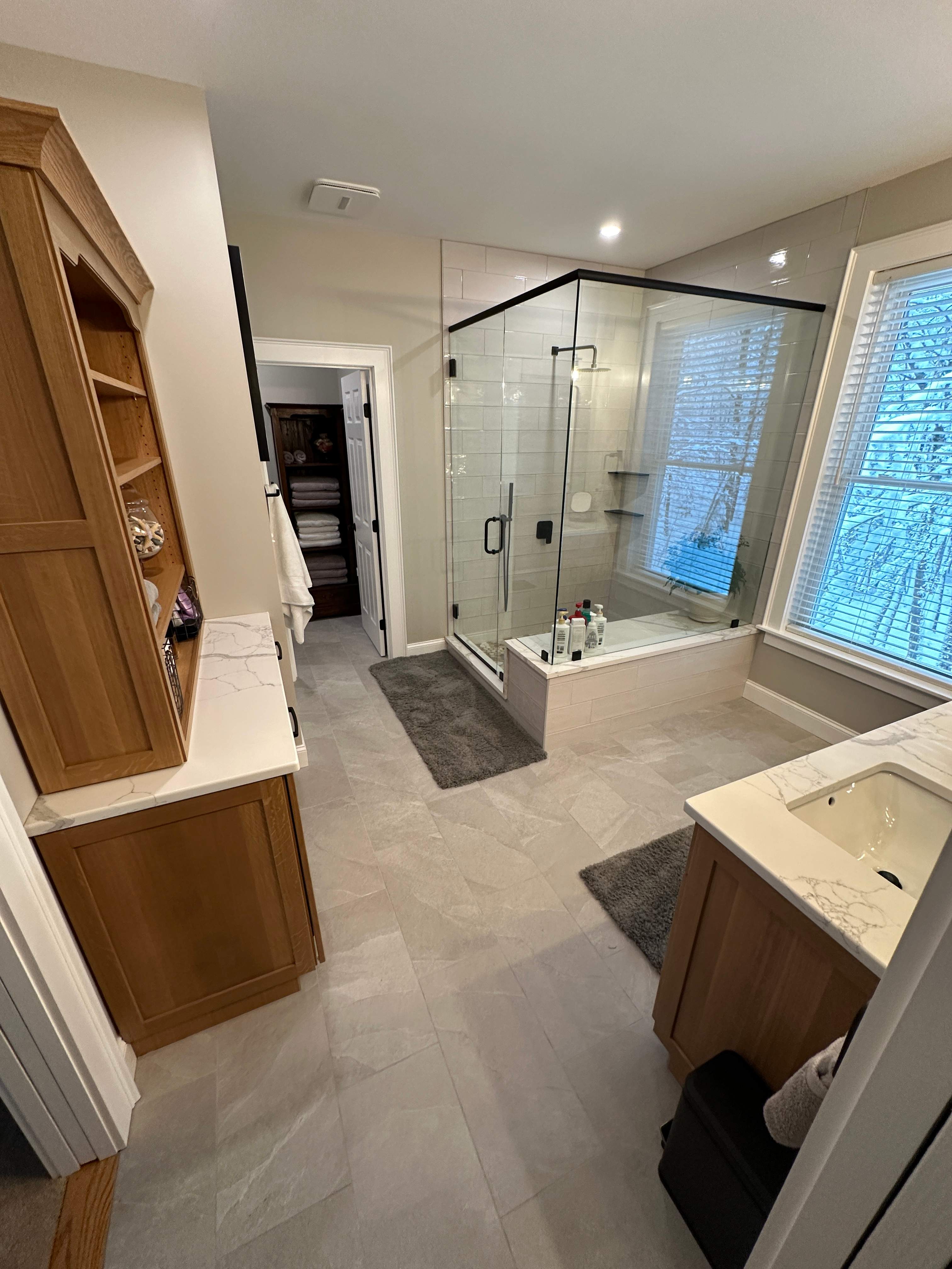 Double Bath Remodel by Renovatic LLC