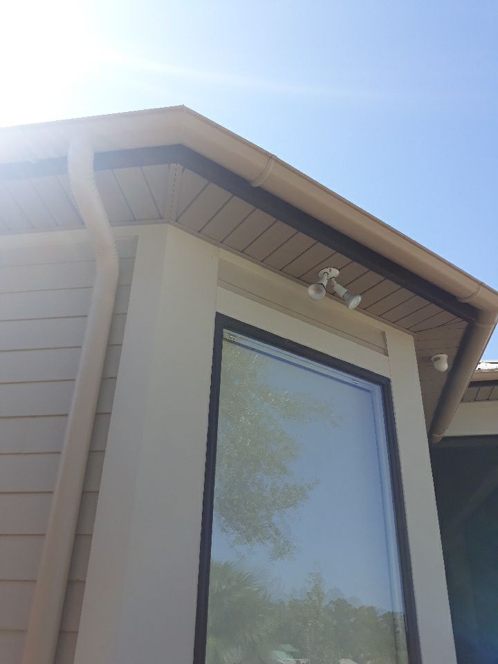 Gutter Installation using Half Round Seamless Gutters by Gutter Professors