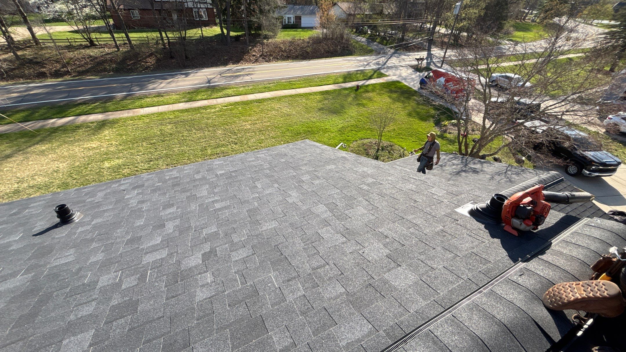 Roof Replacement using Owens Corning Onyx Black by 180 Contractors