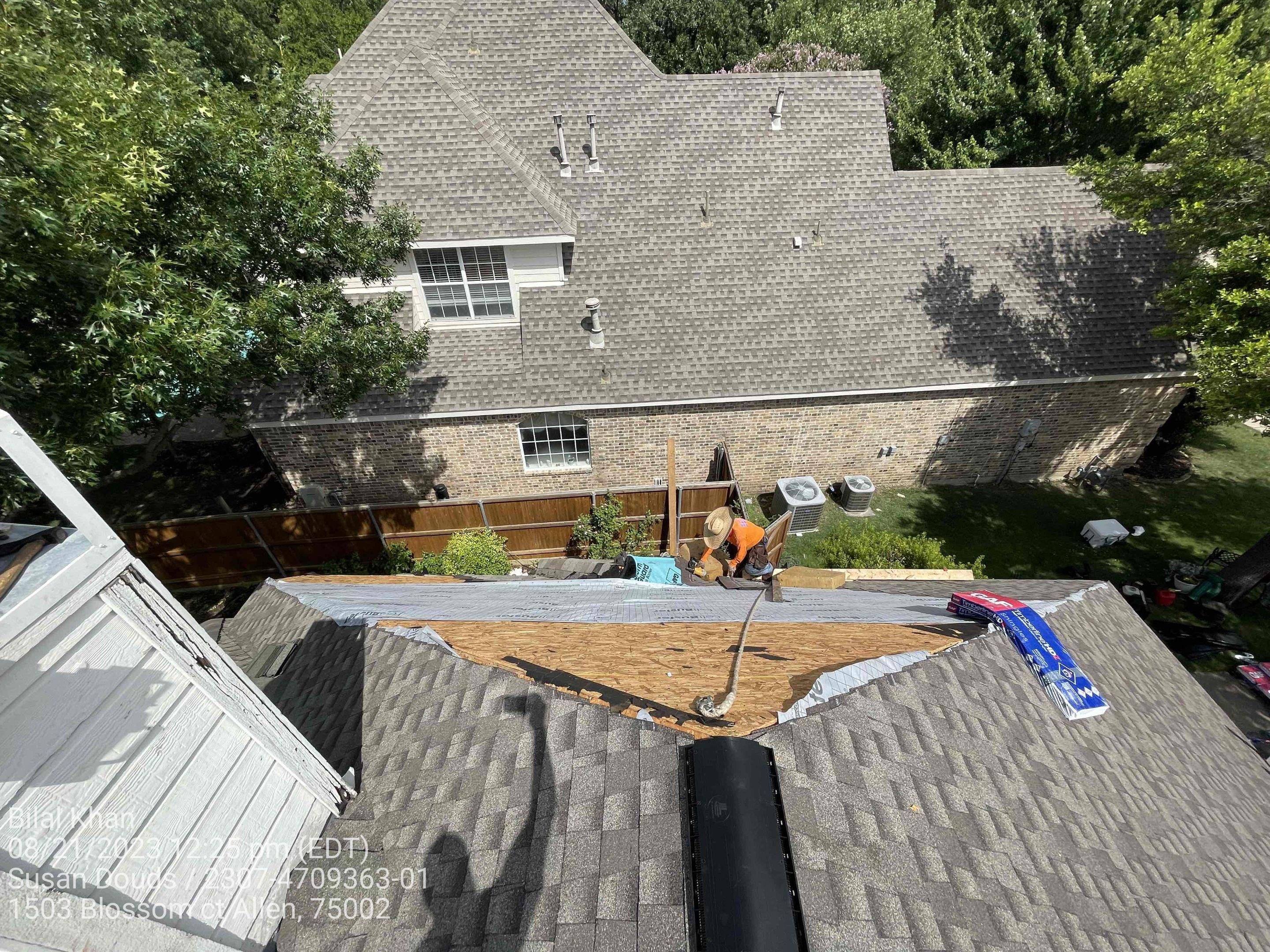 Project in Allen by Zeus Exteriors