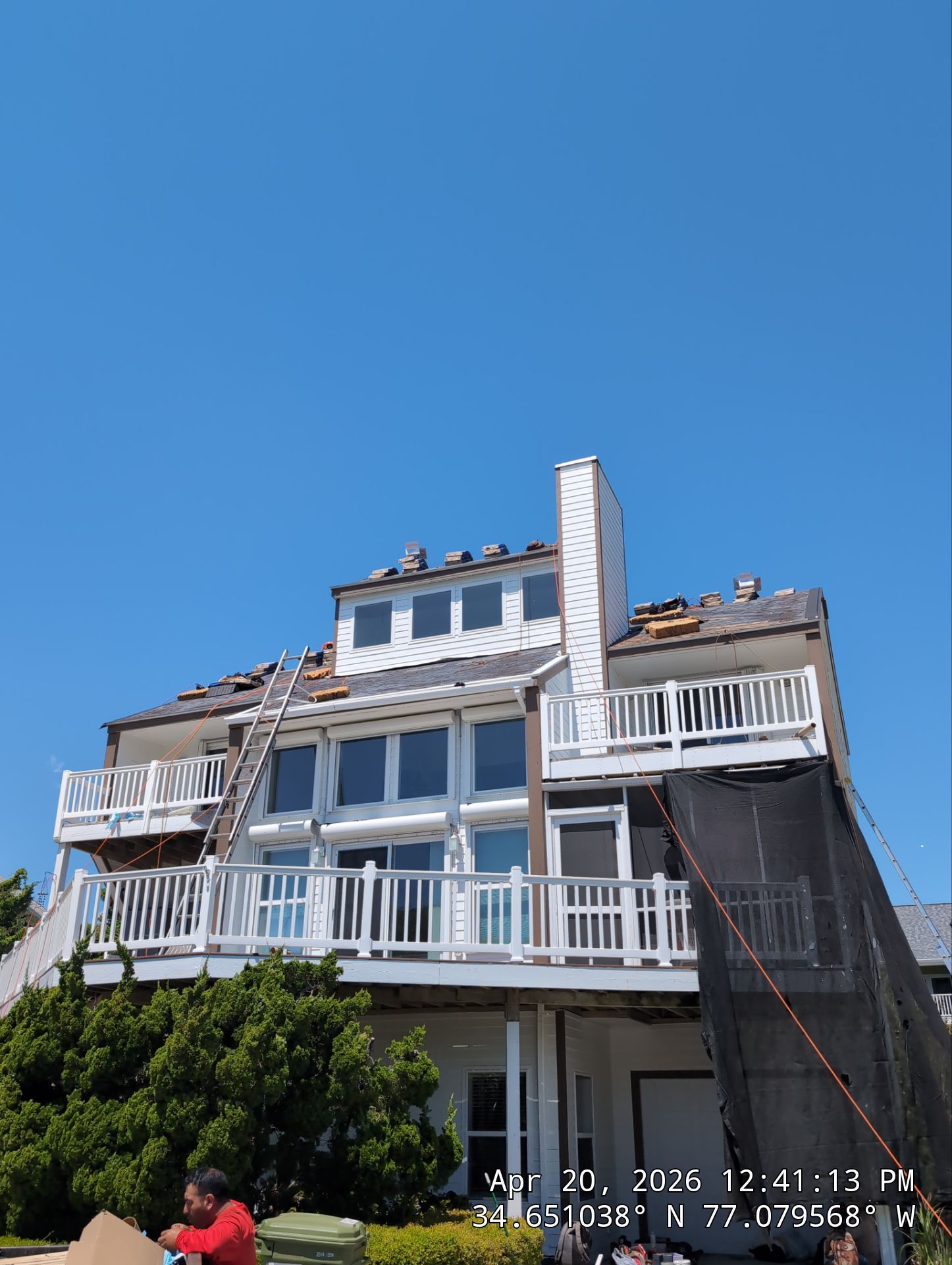 Another coastal home protected in Emerald Isle, NC. by RGR Construction and Roofing, LLC