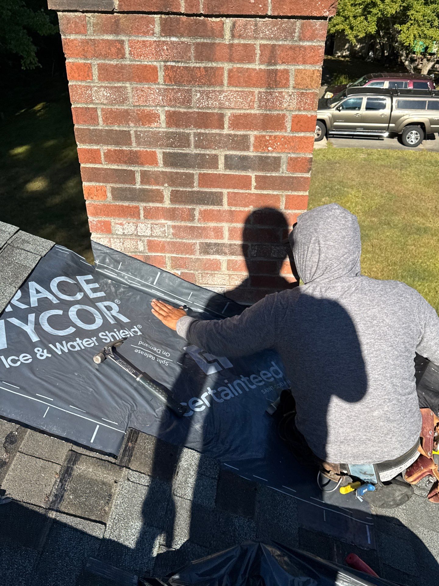Tewksbury Attic Ventilation Upgrade with Chimney & Pipe Boot Reflashing by Mighty Dog Roofing of Greater Middlesex County